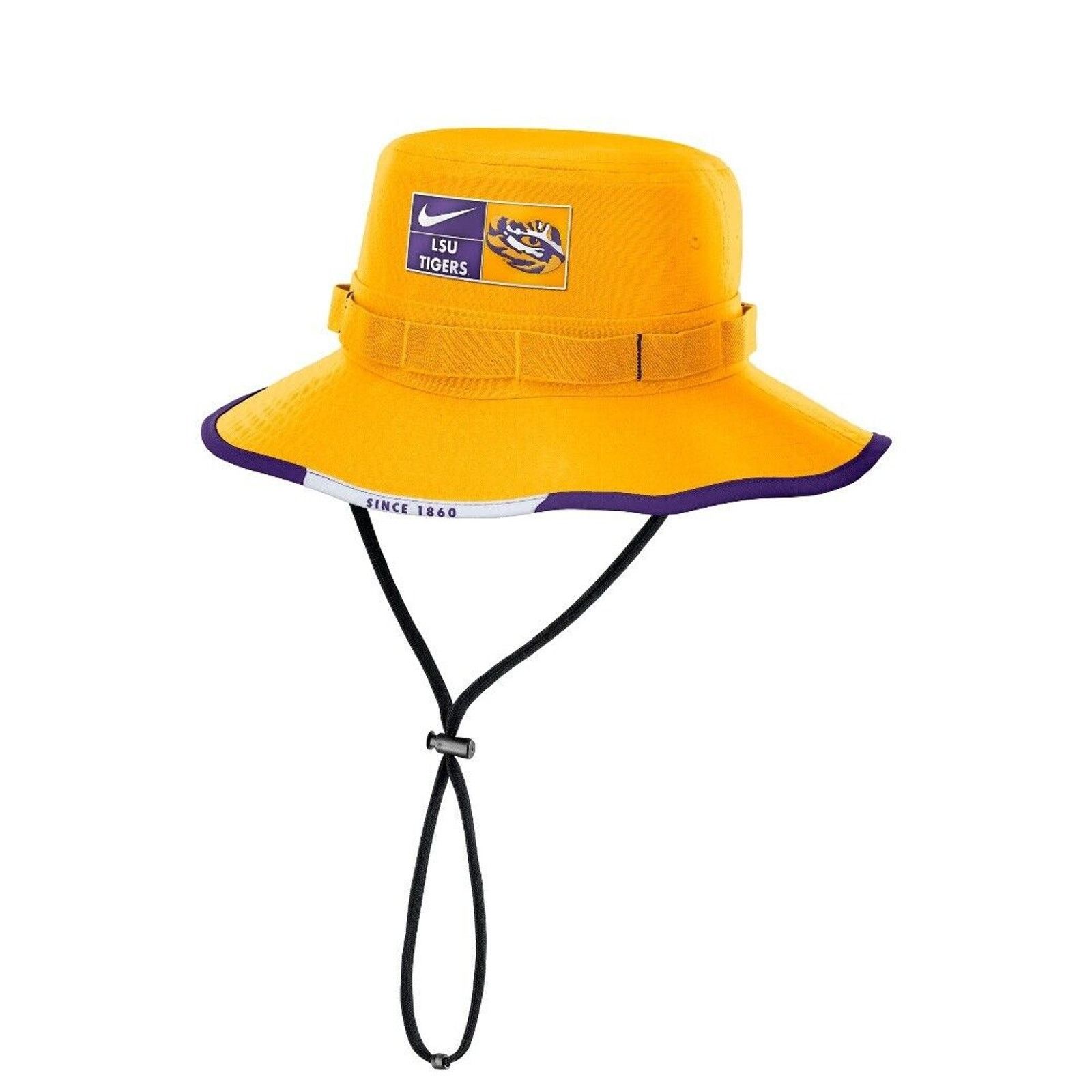 Nike Nike LSU Tigers Gold Dri-Fit Boonie Bucket Hat Brand New Size ONE SIZE - 2 Thumbnail