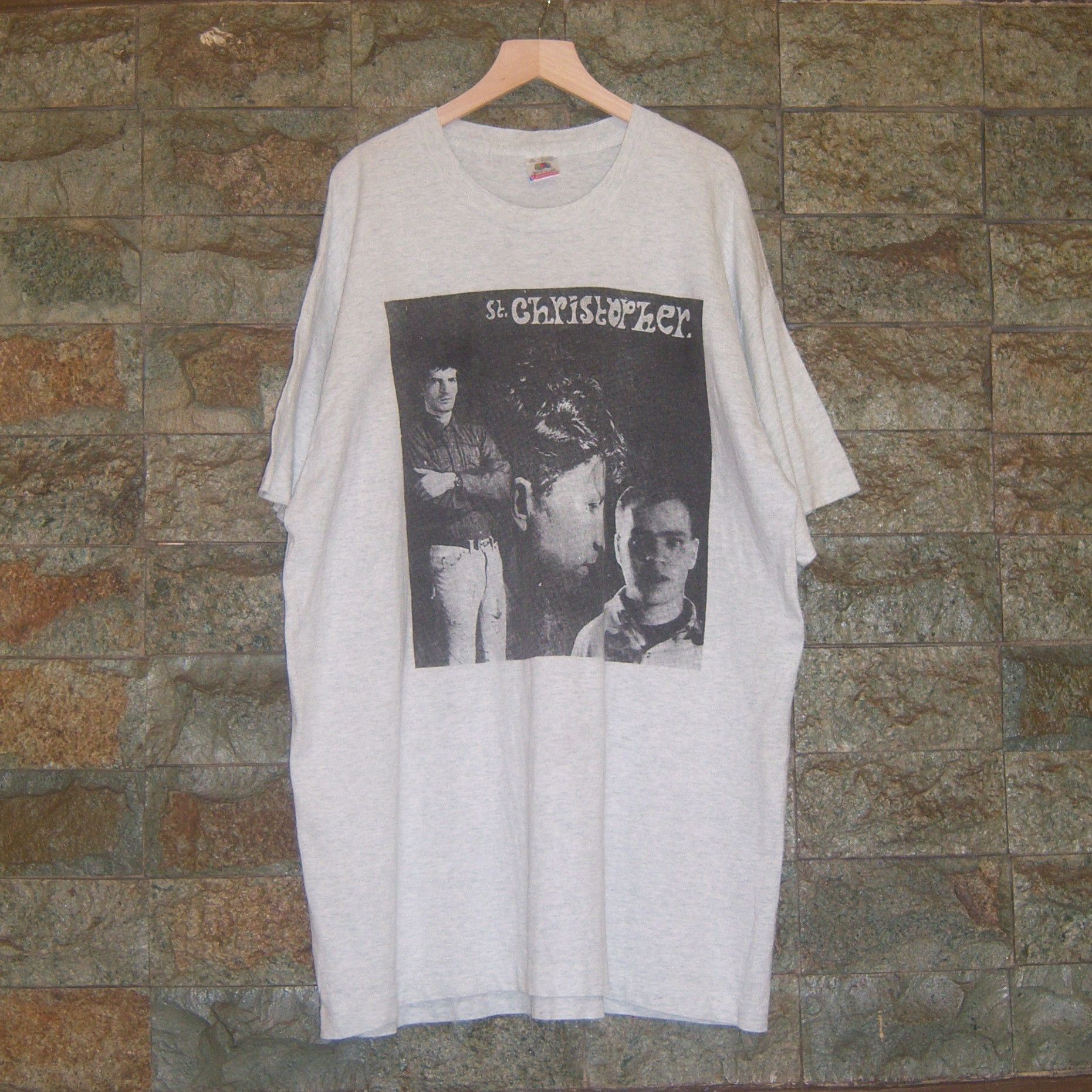 Band Tees × Vintage 90s St Christopher You Deserve More Than A Maybe Size US XL / EU 56 / 4 - 2 Thumbnail