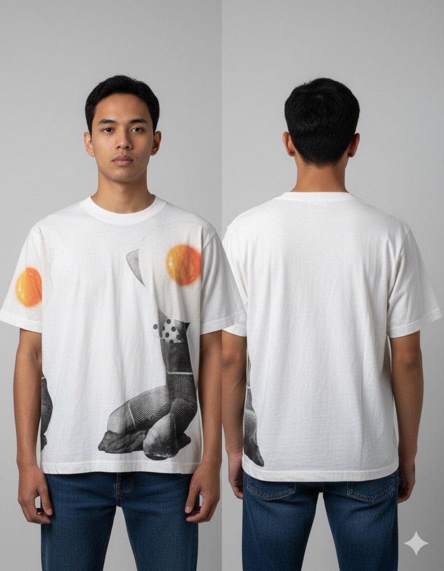 CABANE de ZUCCa 🔥Zucca Dayz Egg Bikini Cropped Tees Size US XL / EU 56 / 4 - 1 Thumbnail