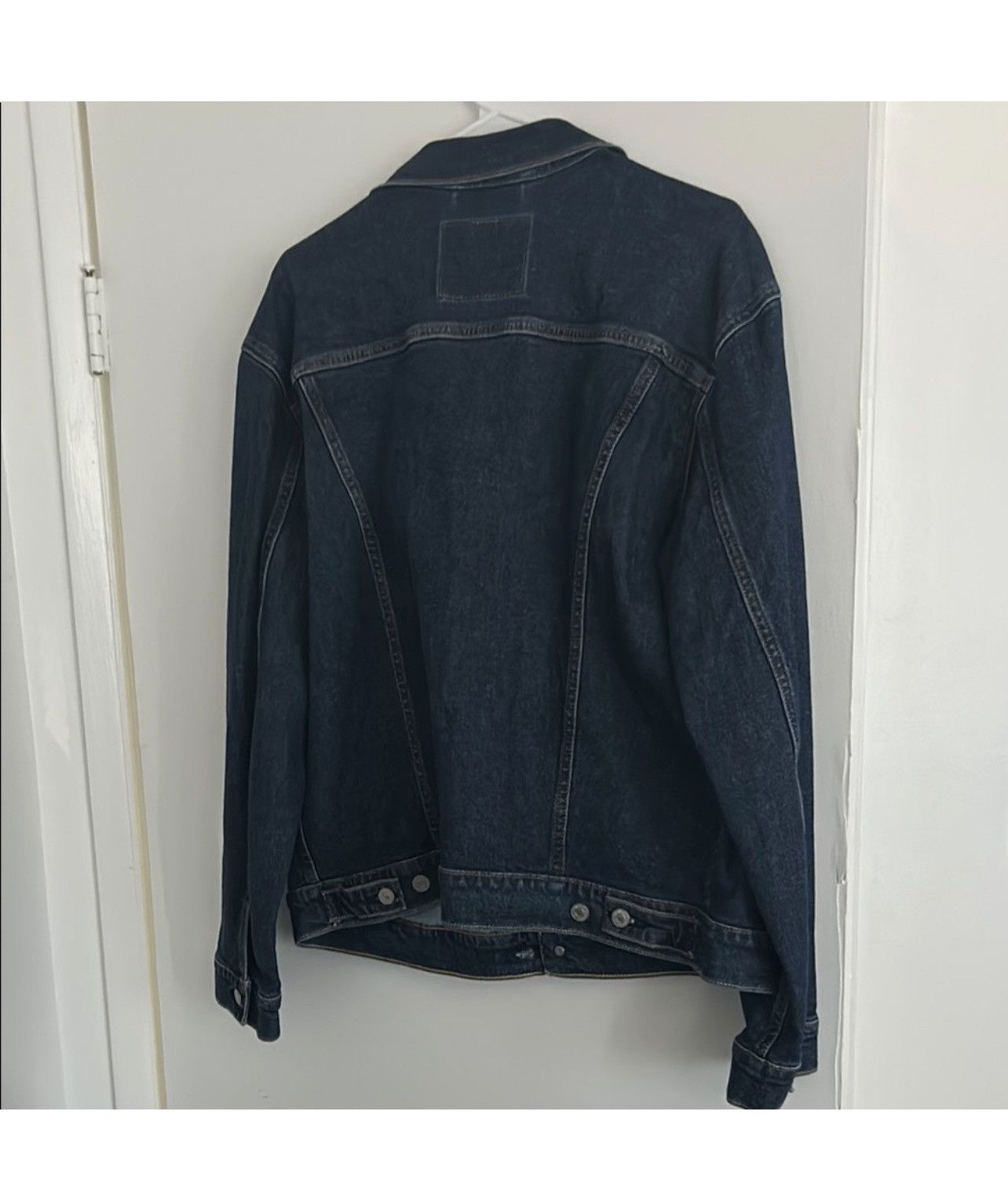 Levi's Levis Dark Blue Denim Jacket Size US L / EU 52-54 / 3 - 3 Thumbnail