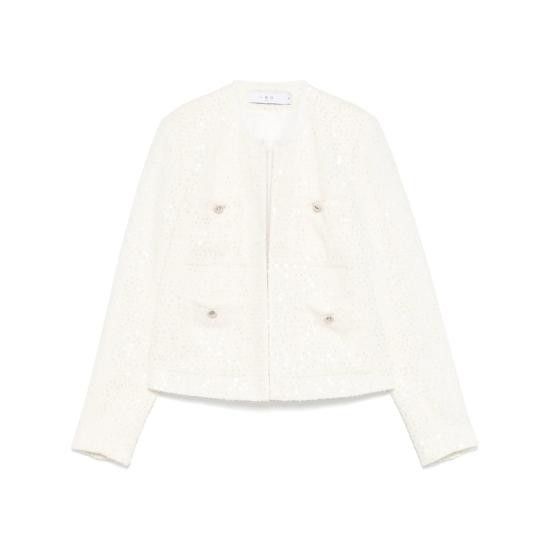 Iro IRO Women Jackets ATTINA WM07 WHI02 WHITE Size S / US 4 / IT 40 - 1 Thumbnail