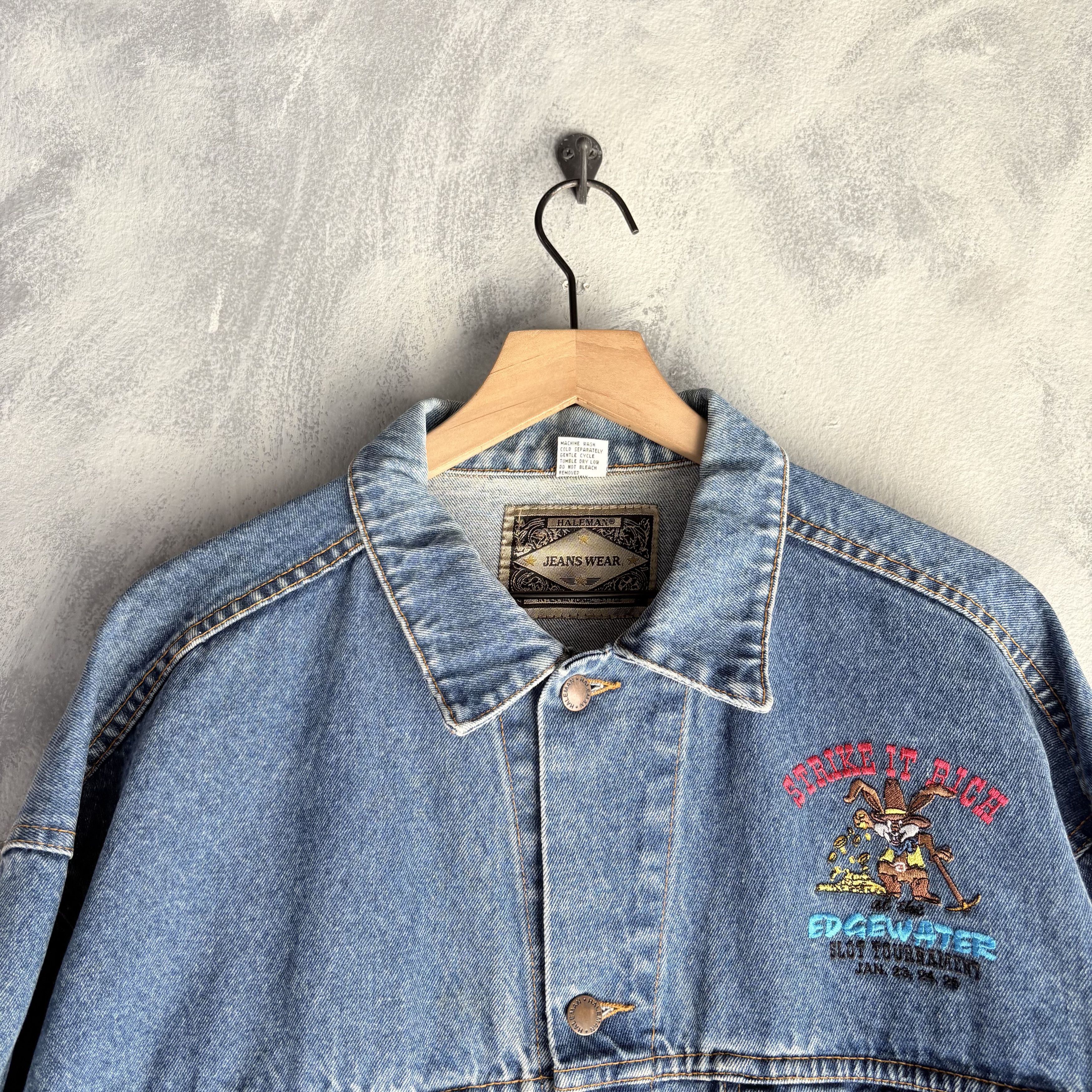 Other Haleman Jeans Wear Denim Jacket Men's Size XL Blue Size US XL / EU 56 / 4 - 2 Thumbnail