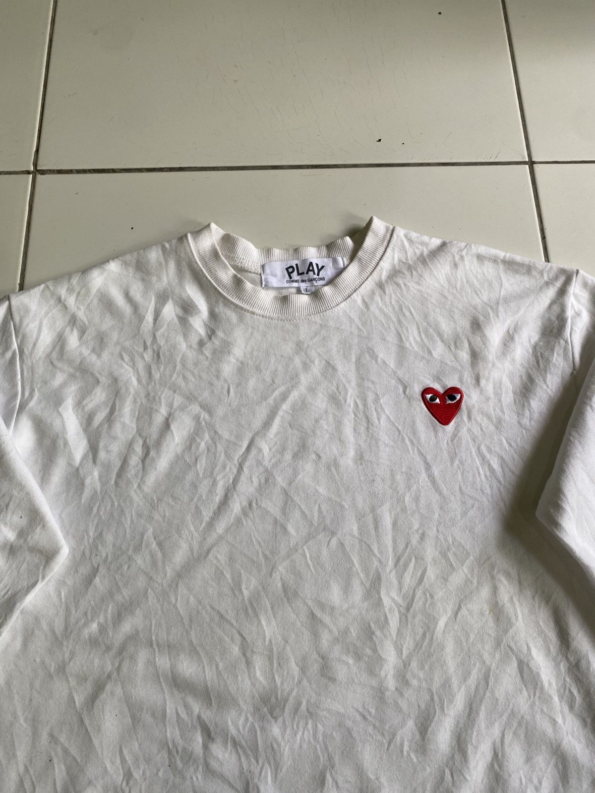 CDG by Comme des Garcons × Comme des Garcons Vintage Comme des garçons White Crewneck Size US L / EU 52-54 / 3 - 4 Thumbnail