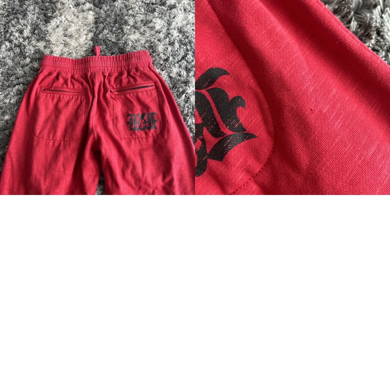 Vintage VINTAGE Rock Revival Sweatpants Mens S Red Adjustable Waist Sweat Pants 90s Y2K Activewear Size US 29 - 10 Thumbnail