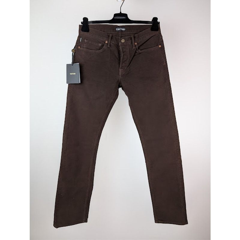 Tom Ford o1rshd1 Straight-Fit Denim Jeans in Brown Size US 32 / EU 48 - 1 Thumbnail
