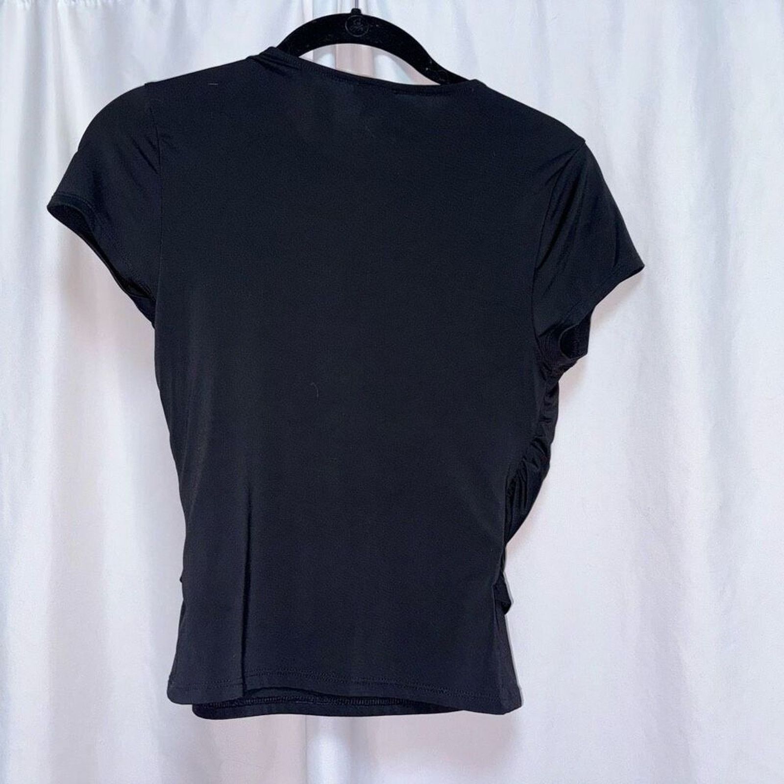 Express Express Black Knot Front High Neck Blouse | Sz S Size S / US 4 / IT 40 - 4 Thumbnail