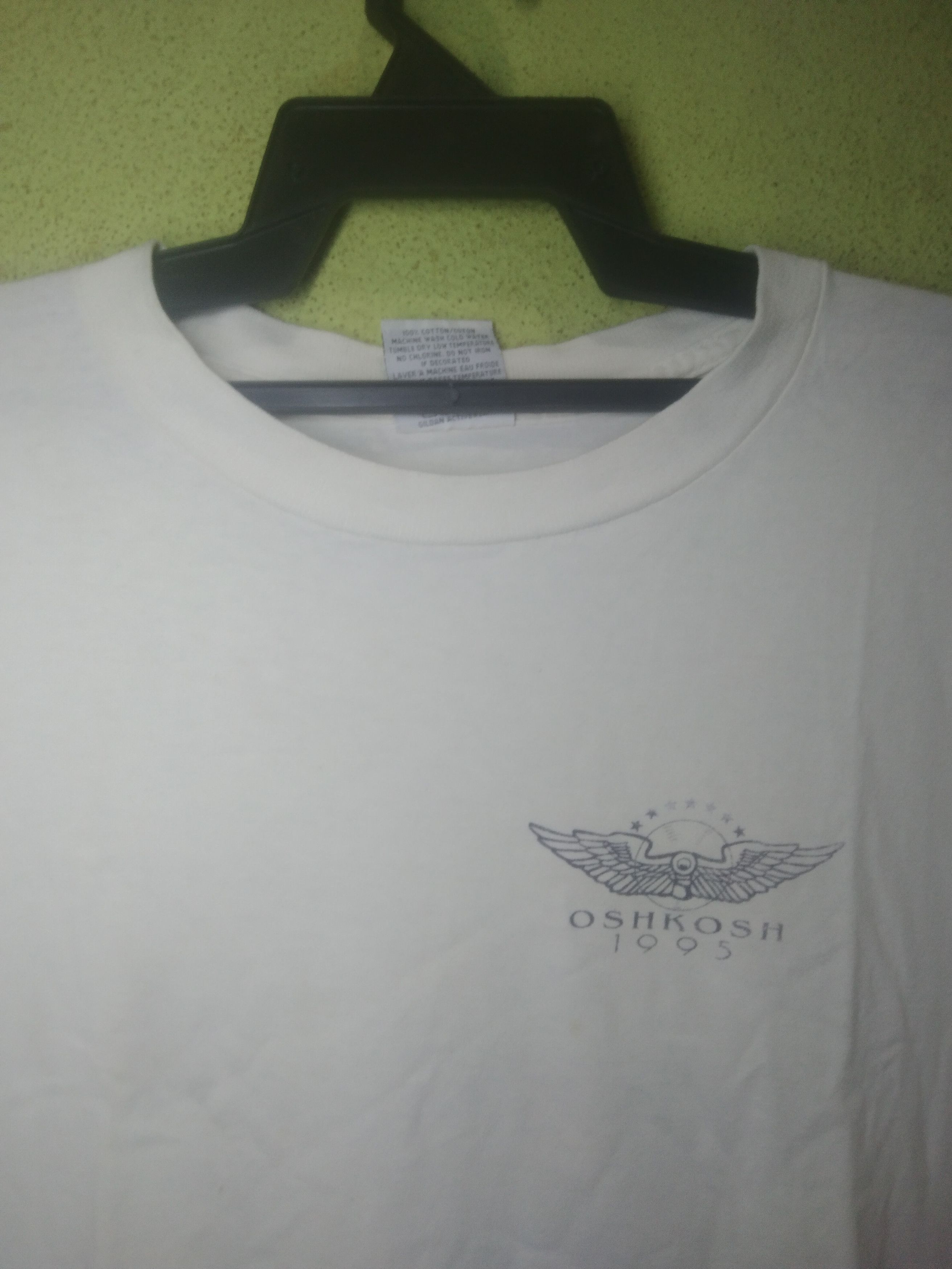 Gildan × Vintage Vintage OSHKOSH Fly-in Conversion 1995 Size US XL / EU 56 / 4 - 4 Thumbnail