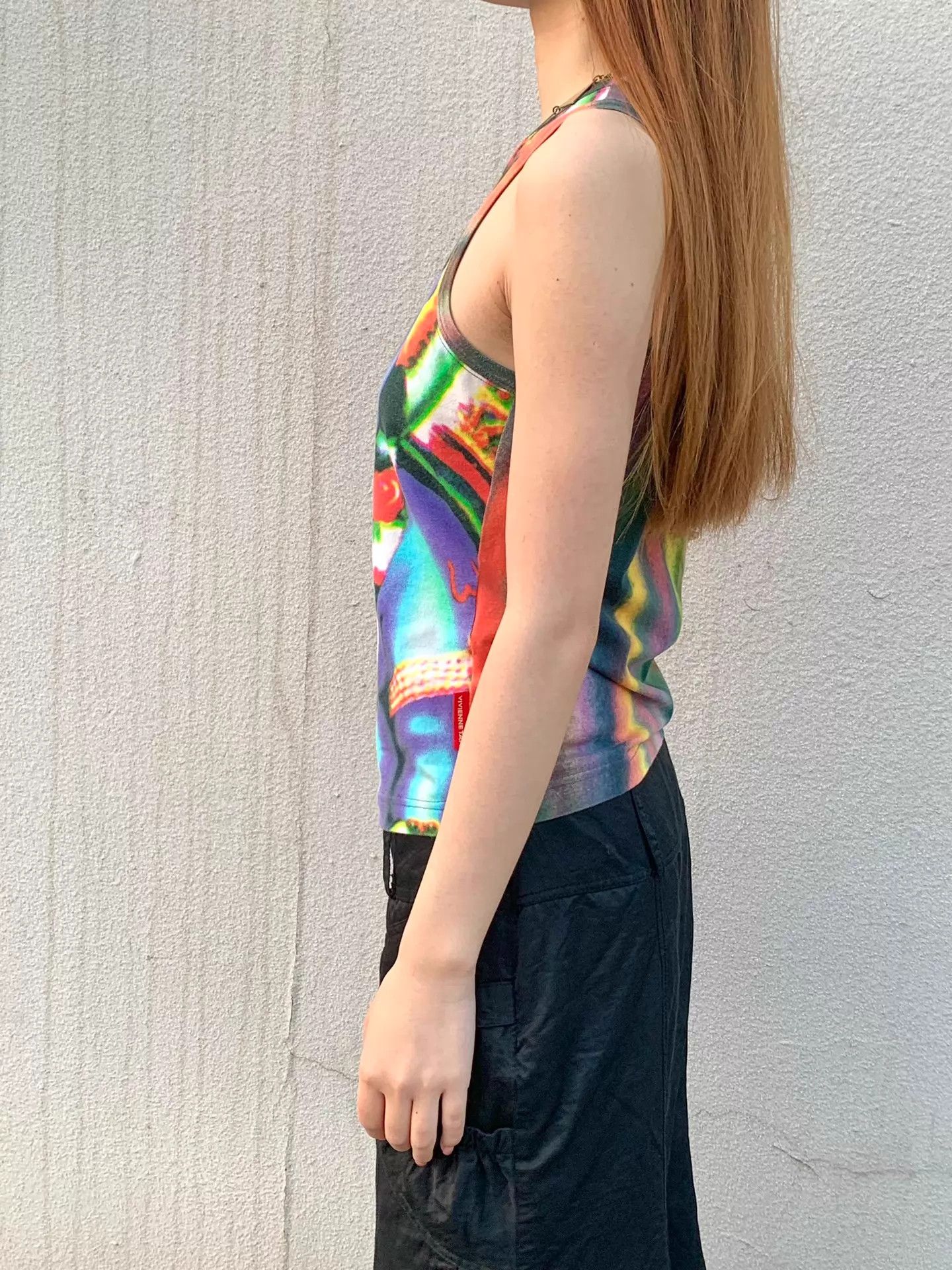 Vivienne Tam VIVIENNE TAM 90s Ganesh Neon Print Vest Size 0 Size XS / US 0-2 / IT 36-38 - 4 Thumbnail
