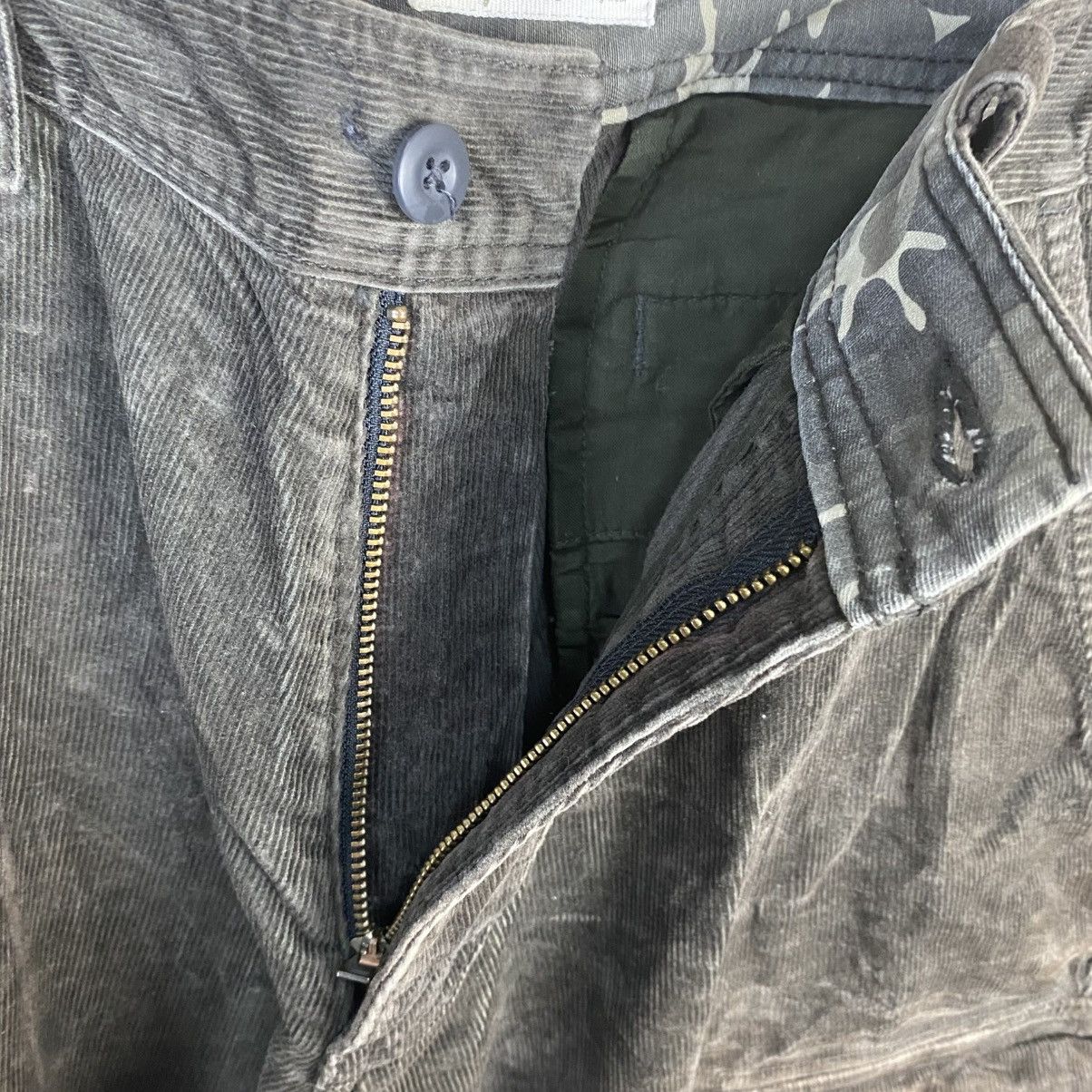 Japanese Brand DL Sunny Clouds Brown Cargo Multipocket Pants #C1018 Size US 31 - 14 Thumbnail
