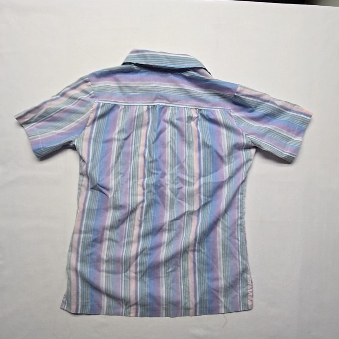 Vintage Vintage Striped Button Up Womens Pastel Blue M Shirt Size M / US 6-8 / IT 42-44 - 6 Thumbnail