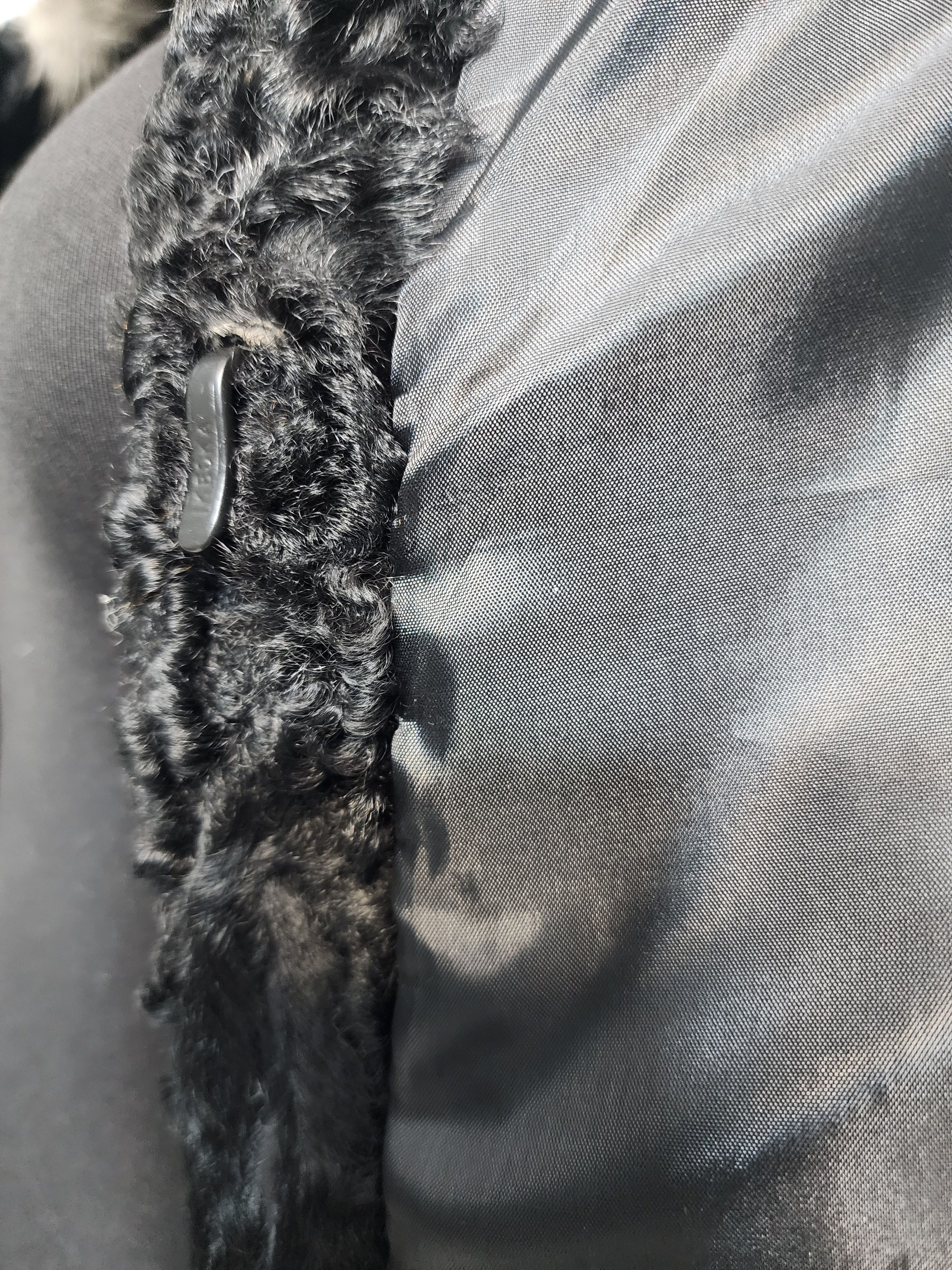Designer Black Sheep Fur Coat Size M / US 6-8 / IT 42-44 - 10 Thumbnail