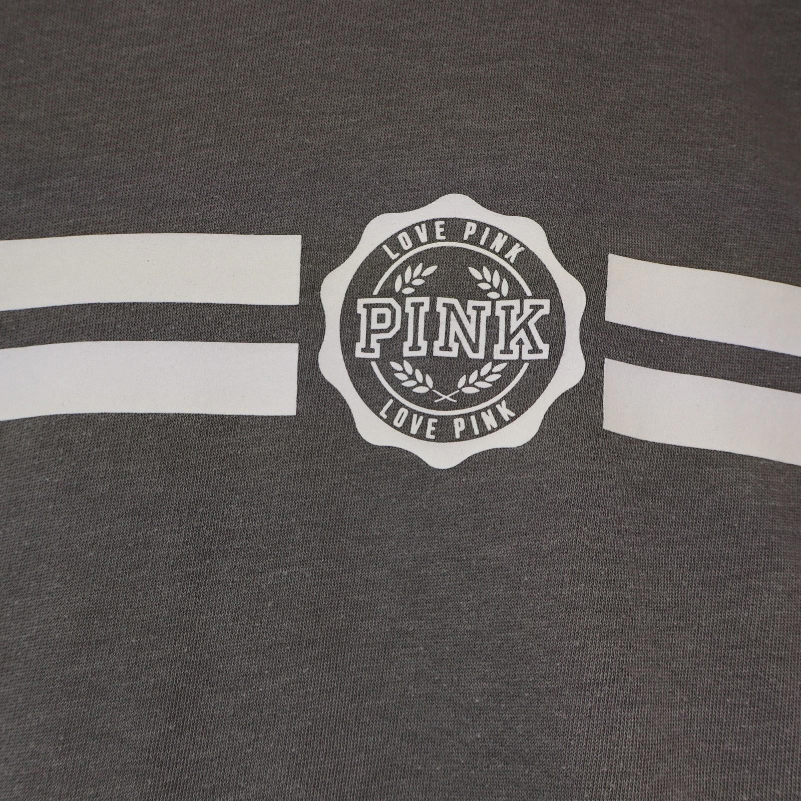 Other Victoria Secret PINK Oversize Sweatshirt XS Grey Comfy Baggy Size XS / US 0-2 / IT 36-38 - 2 Thumbnail