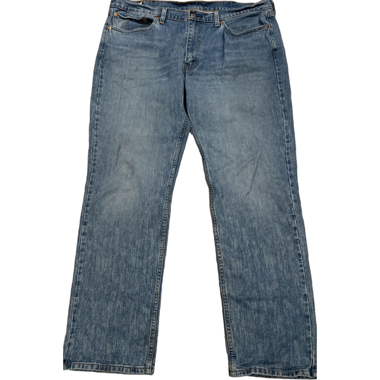 Levi's Levi's 514 Straight Fit Jeans Pants Mens 38x32 Medium Wash Blue 90s Classic Size US 38 / EU 54 - 1 Thumbnail