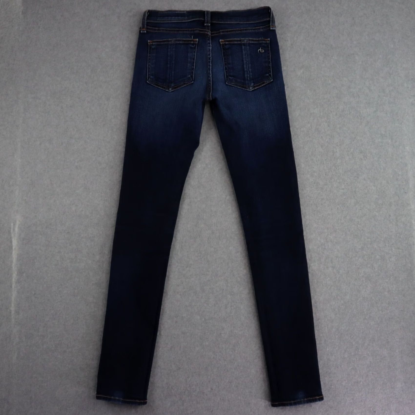 Rag & Bone RAG&BONE Jeans Skinny 27X28 High Rise Dark Wash Blue Women Size 27" / US 4 / IT 40 - 2 Thumbnail