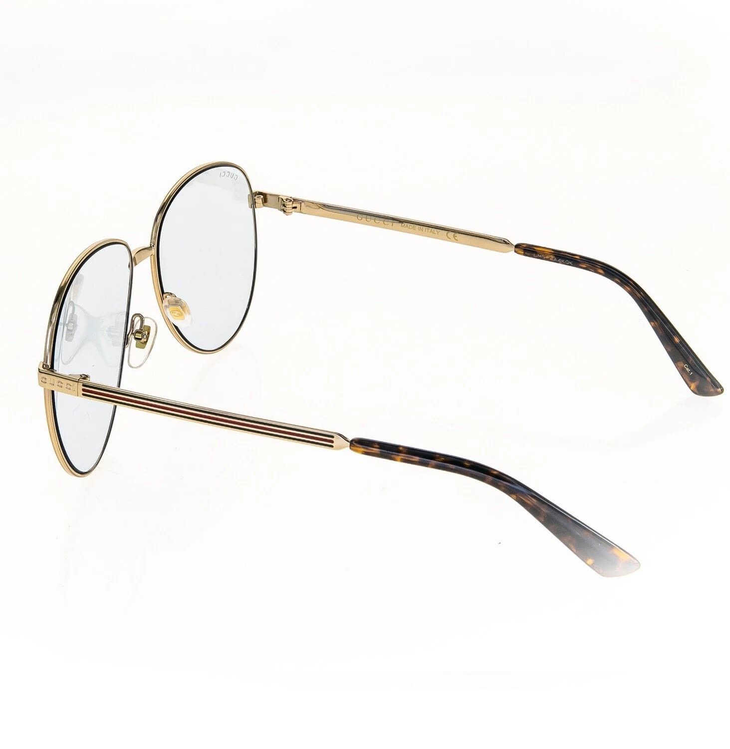 Gucci GUCCI WEB 0138 Gold Blue Aviator Sunglasses GG0138S 2280 004 Size ONE SIZE - 2 Thumbnail