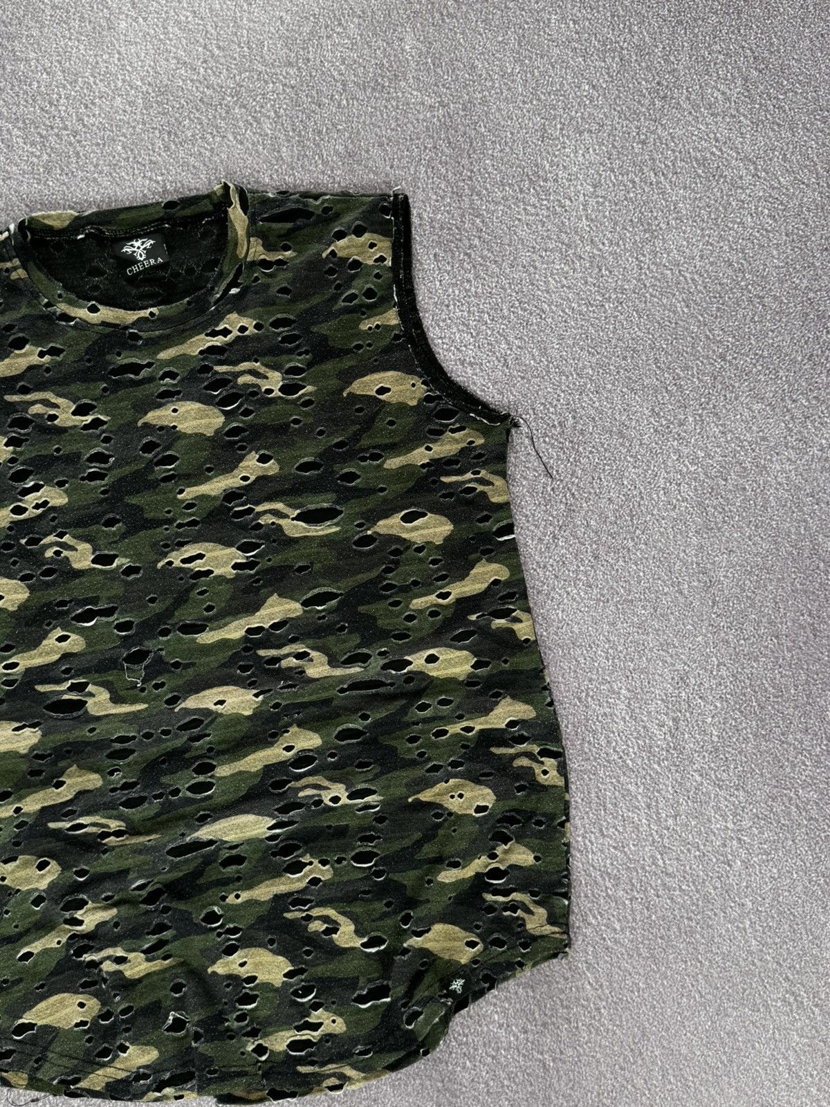 Japanese Brand Japanese Vibe Y2K Distressed Biker Tank Top Shirt Size M / US 6-8 / IT 42-44 - 5 Thumbnail