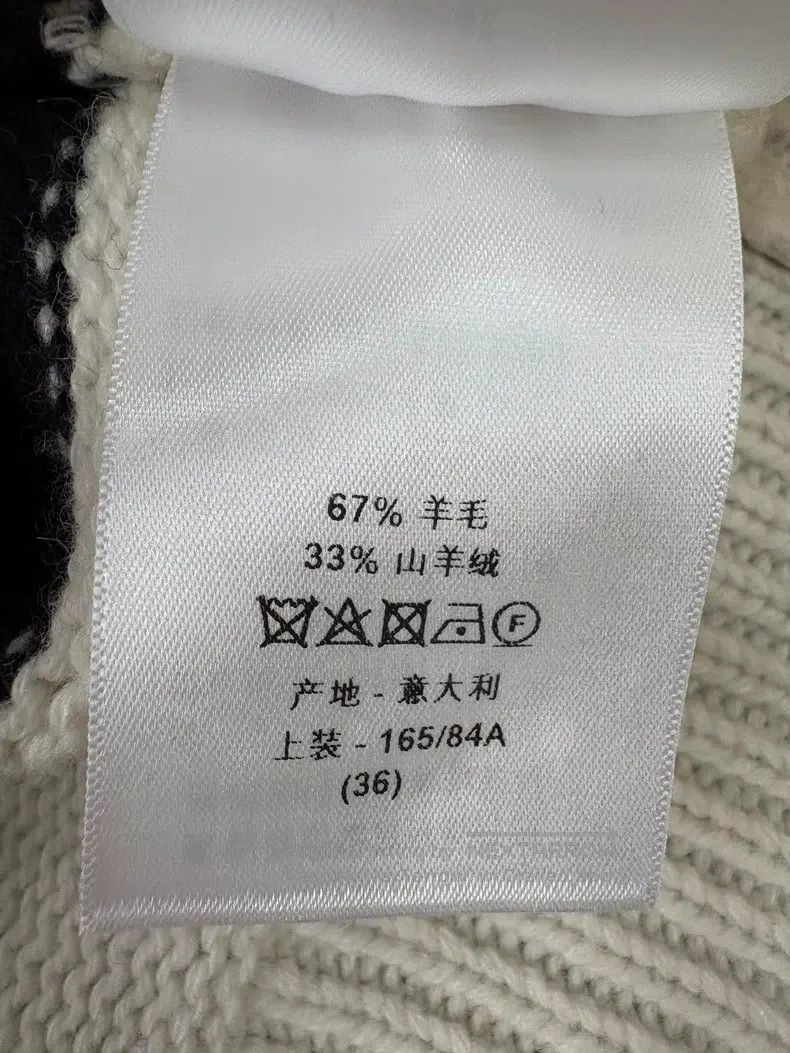 Dior Dior Black and white colour block letter jacquard hooded s Size XS / US 0-2 / IT 36-38 - 7 Thumbnail