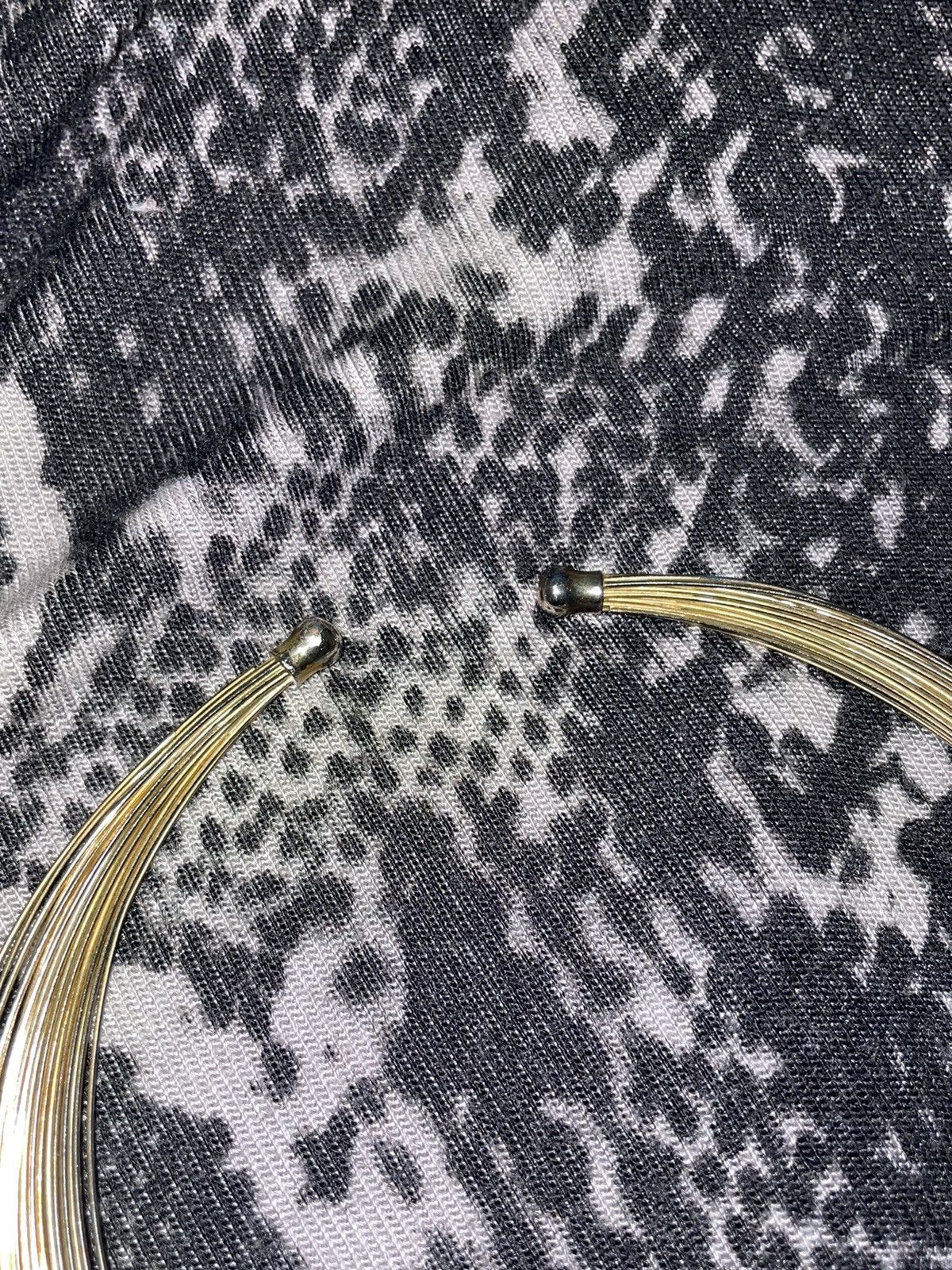 Vintage Vintage 60’s Mixed Metal 20 Strand Choker Collar Size ONE SIZE - 5 Thumbnail
