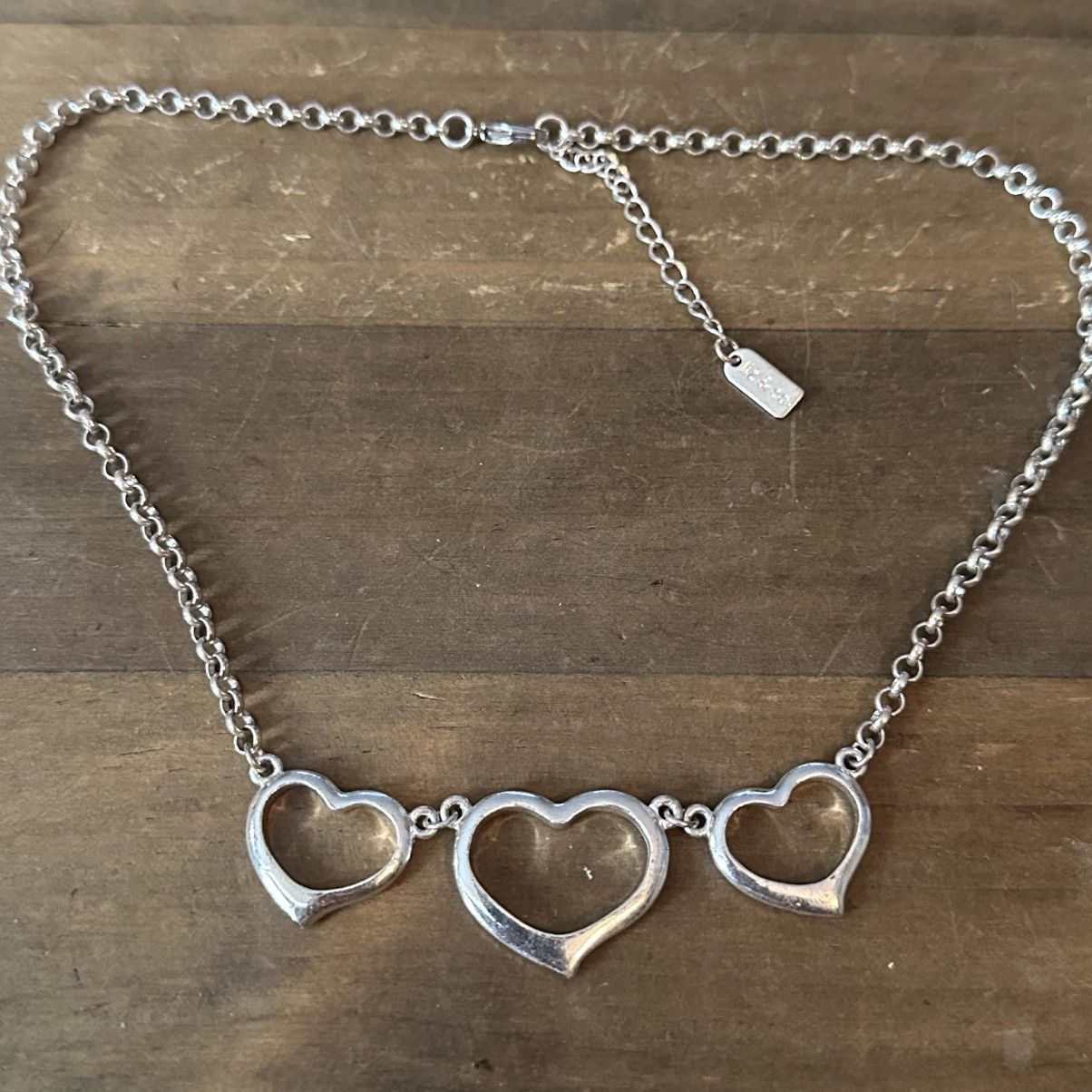 Other Liz & Co triple heart necklace Size ONE SIZE - 2 Thumbnail