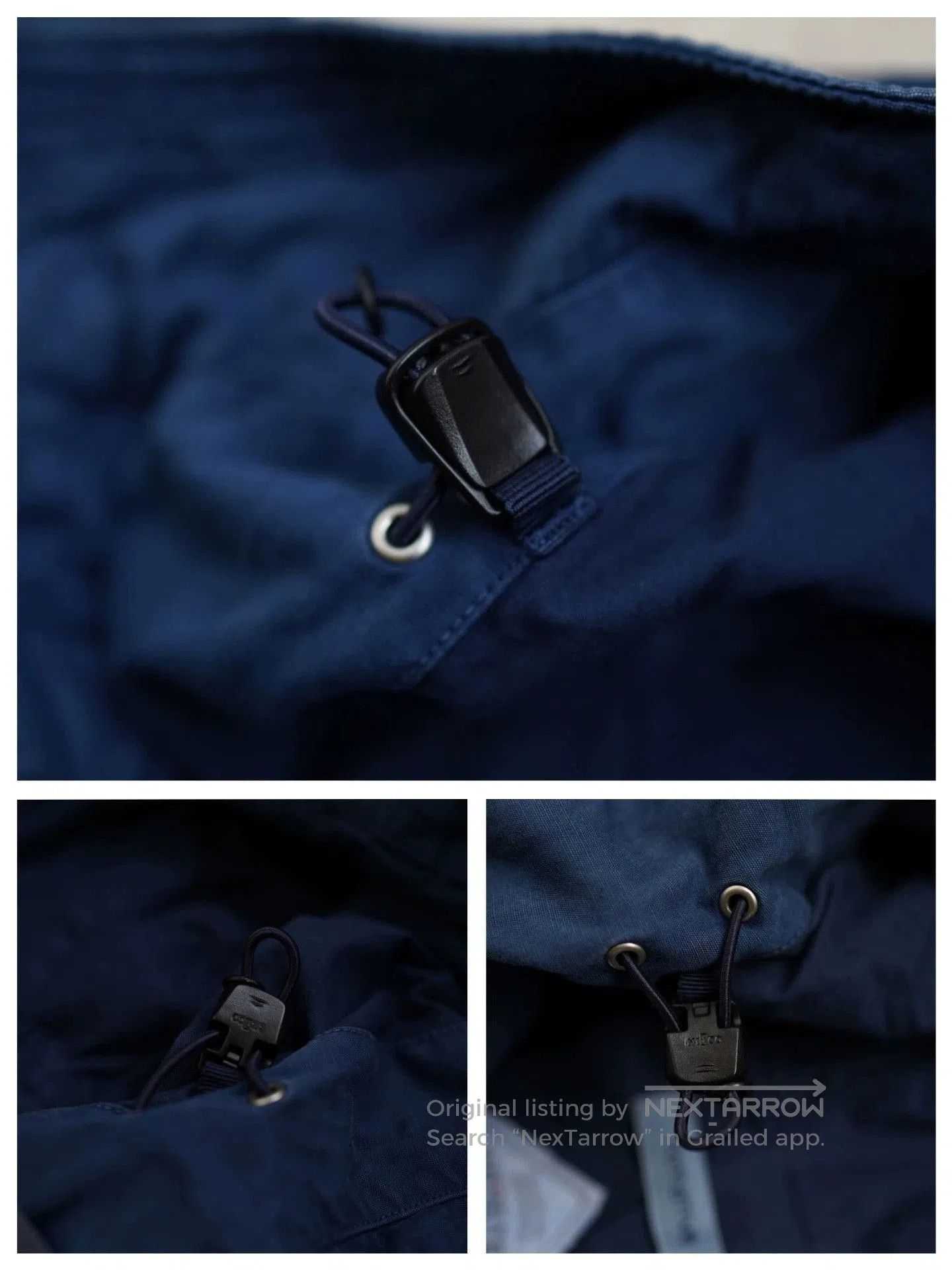 Nonnative Blue Hooded Light Jacket with Zip and Pockets. Size US M / EU 48-50 / 2 - 9 Thumbnail