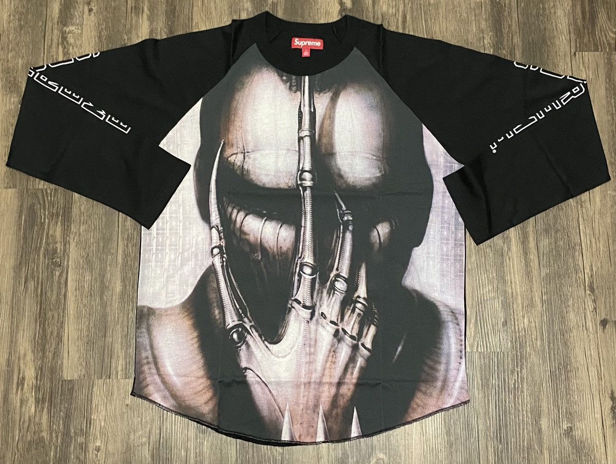 Supreme Supreme H.R. Giger Raglan L/S Top (F/W 2023) | Grailed