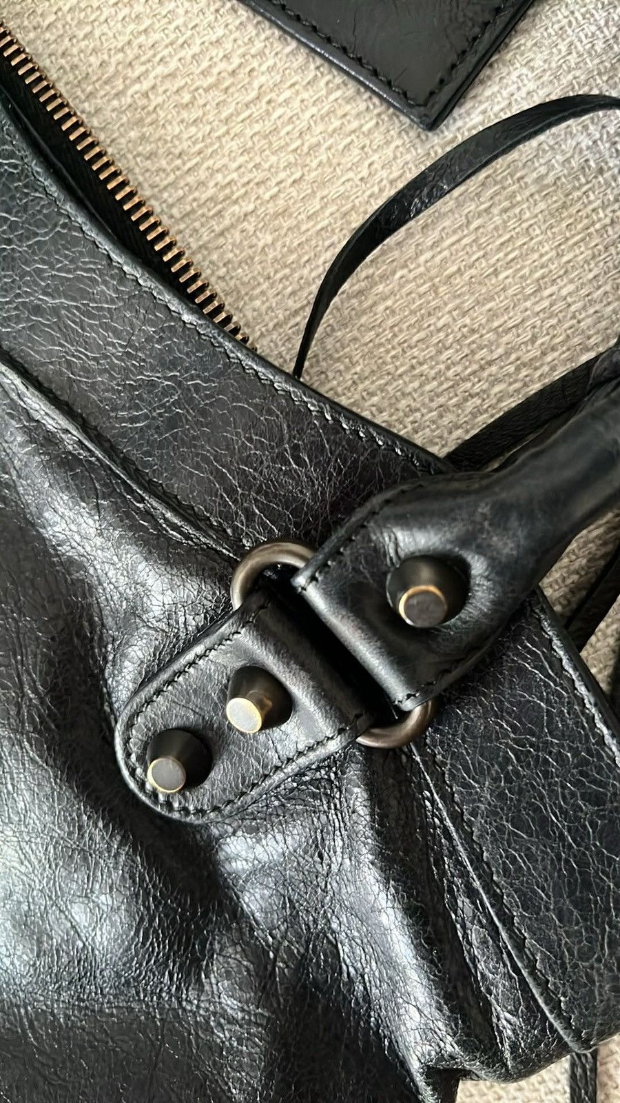 Balenciaga Balenciaga "The First" 2005 Black Chevre Leather Size ONE SIZE - 5 Thumbnail