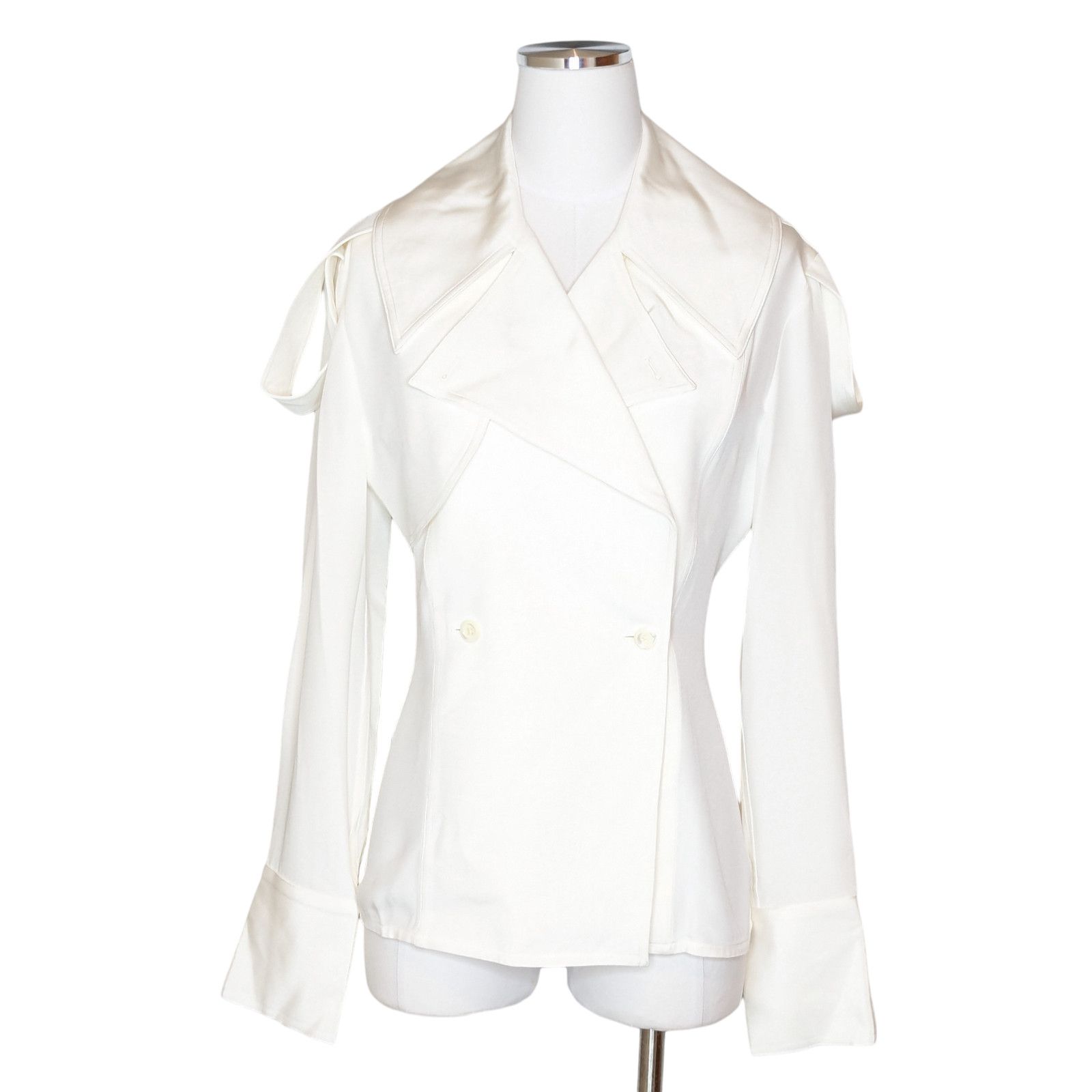 【Peter Do】Trench Blouse White 38季節感冬春秋夏