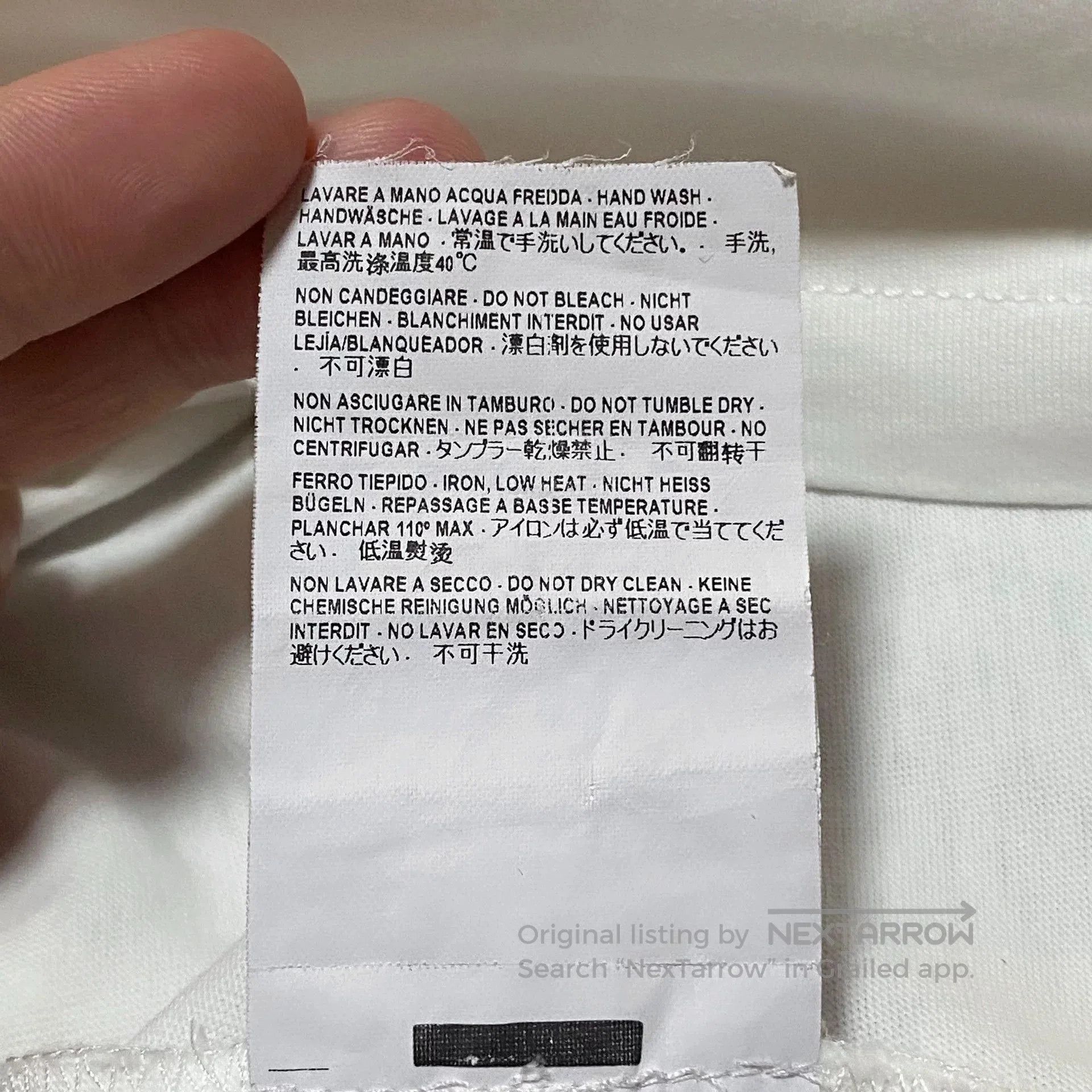 Balenciaga balenciaga logo tee short sleeve white. Size US S / EU 44-46 / 1 - 7 Thumbnail
