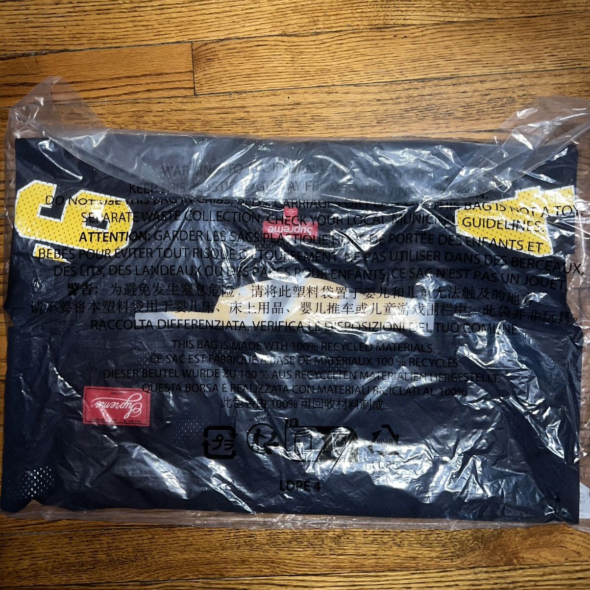 Supreme In-Hand Supreme Sequin Football Jersey Navy Size: Large Size US L / EU 52-54 / 3 - 4 Thumbnail