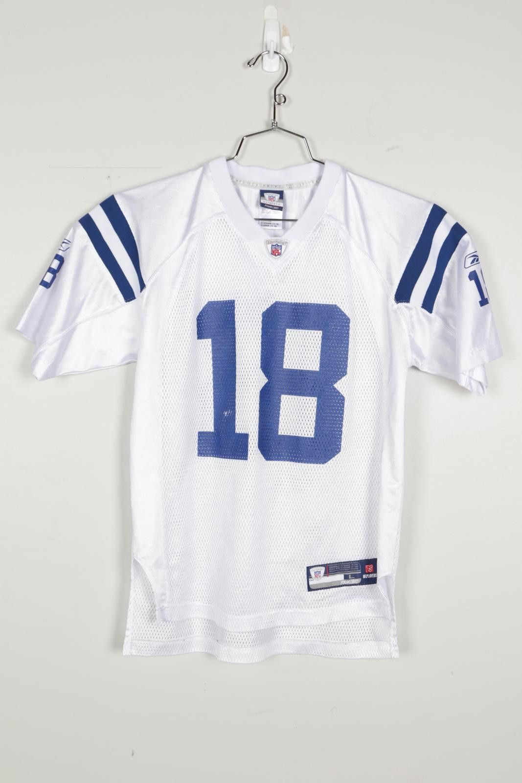 Reebok 08' Reebok NFL Equipment Colts Manning #18 Football Jersey Size ONE SIZE - 1 Thumbnail