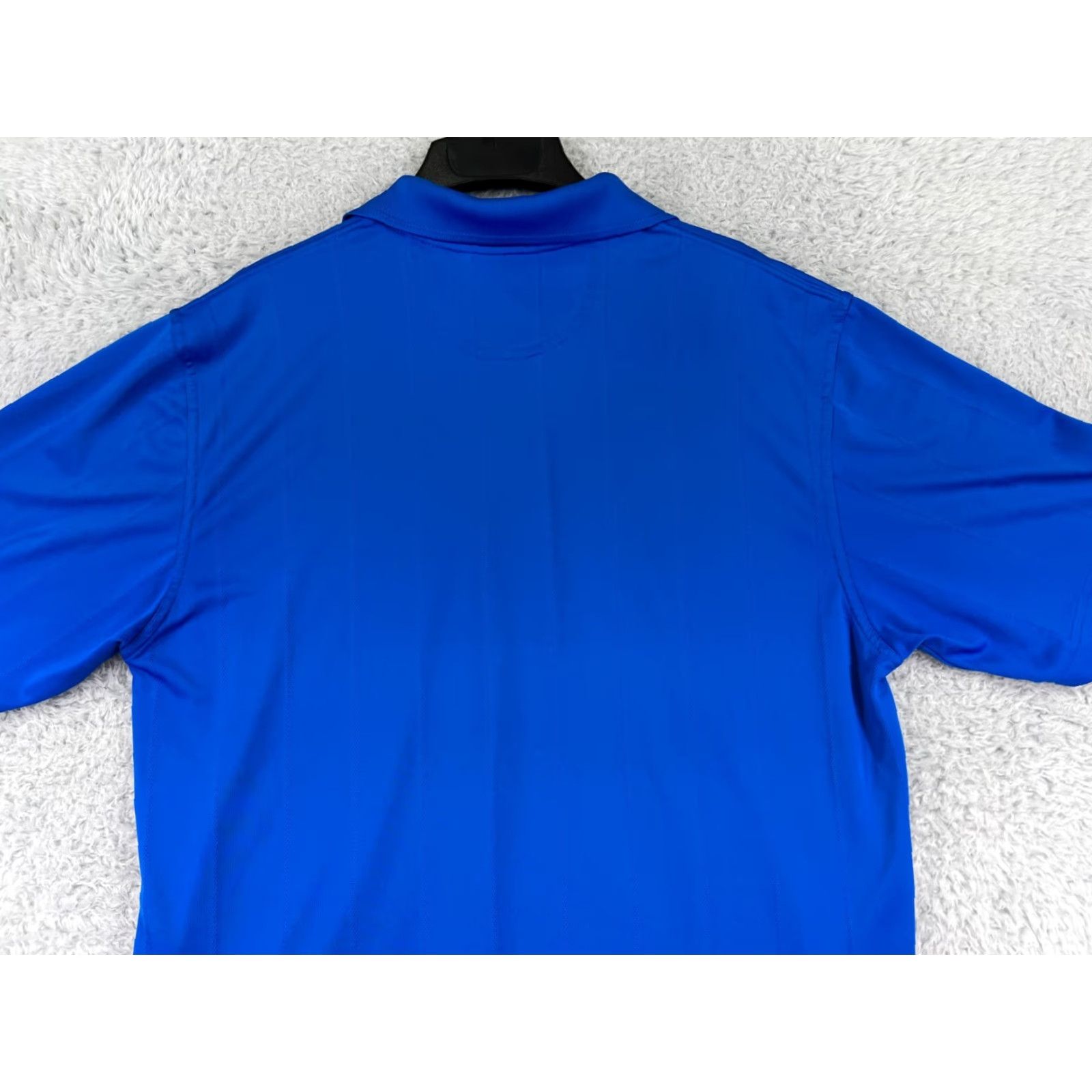Vintage Greg Norman Polo Shirt Mens Large Blue Golf Play Dry Polyester Shark Size US L / EU 52-54 / 3 - 7 Thumbnail