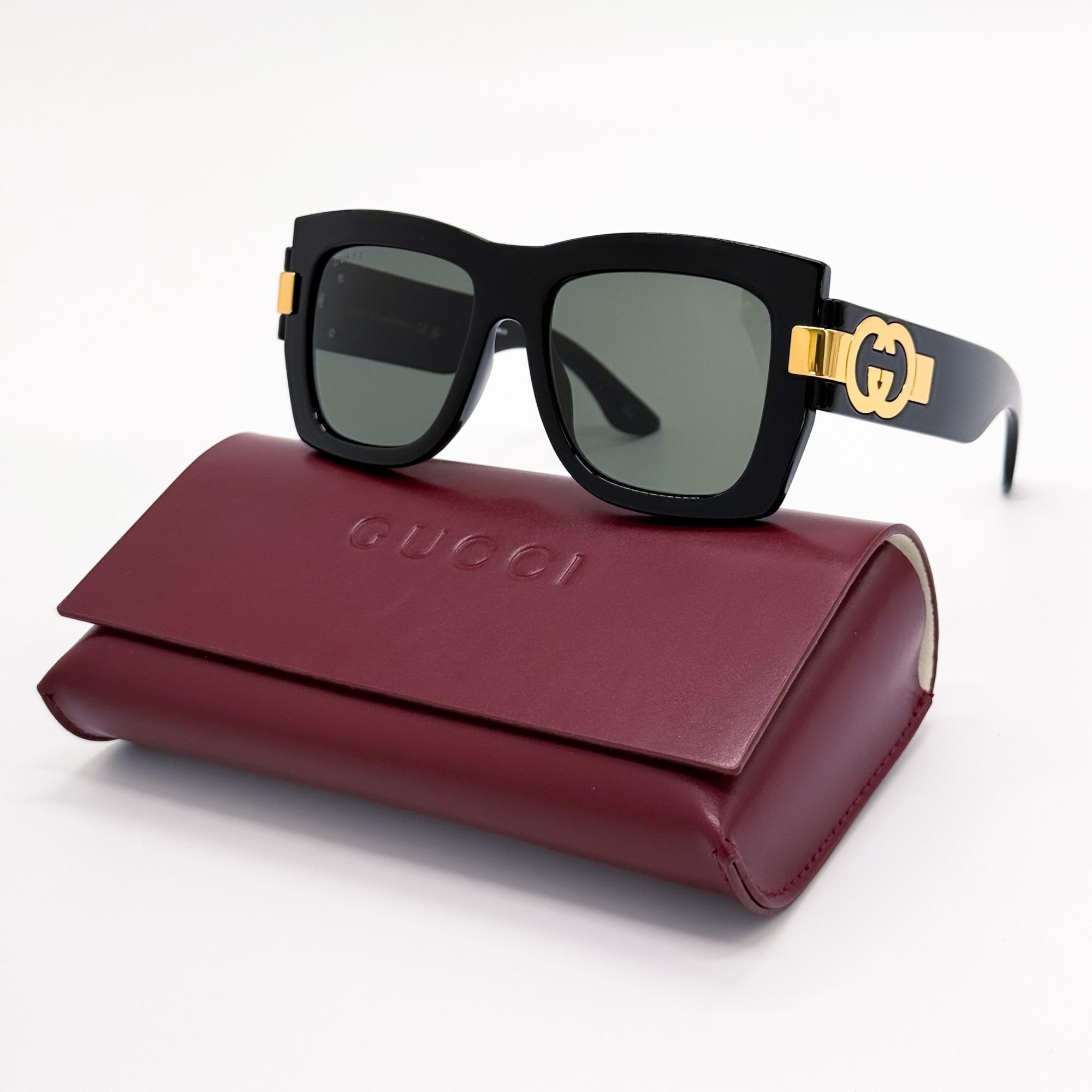 Gucci NEW GUCCI GG1688S 001 SUNGLASSES BLACK WOMEN EYEWEAR GUCCI Size ONE SIZE - 1 Thumbnail