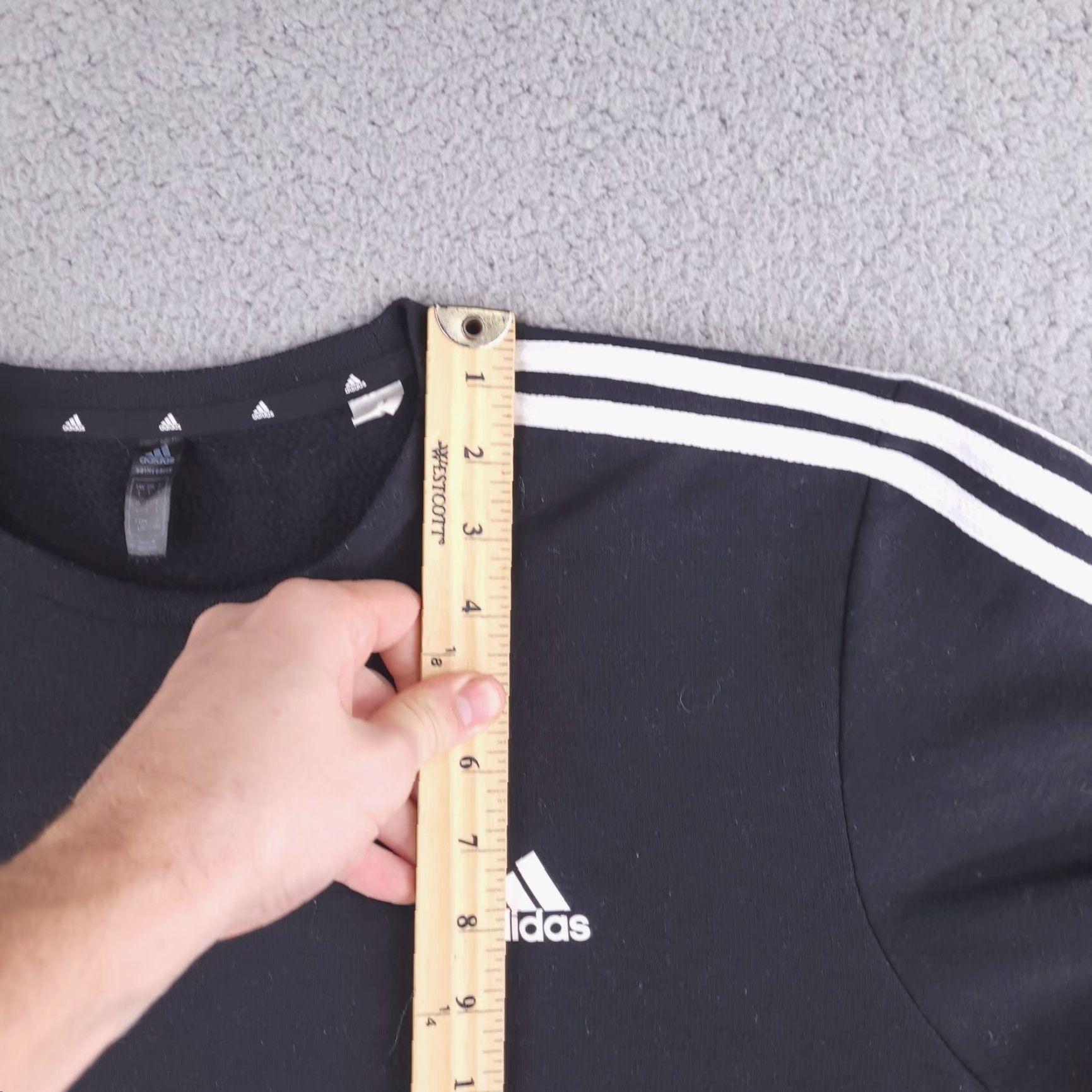 Adidas Adidas Sweatshirt Mens Large Black Pullover Primegreen Size US L / EU 52-54 / 3 - 7 Thumbnail