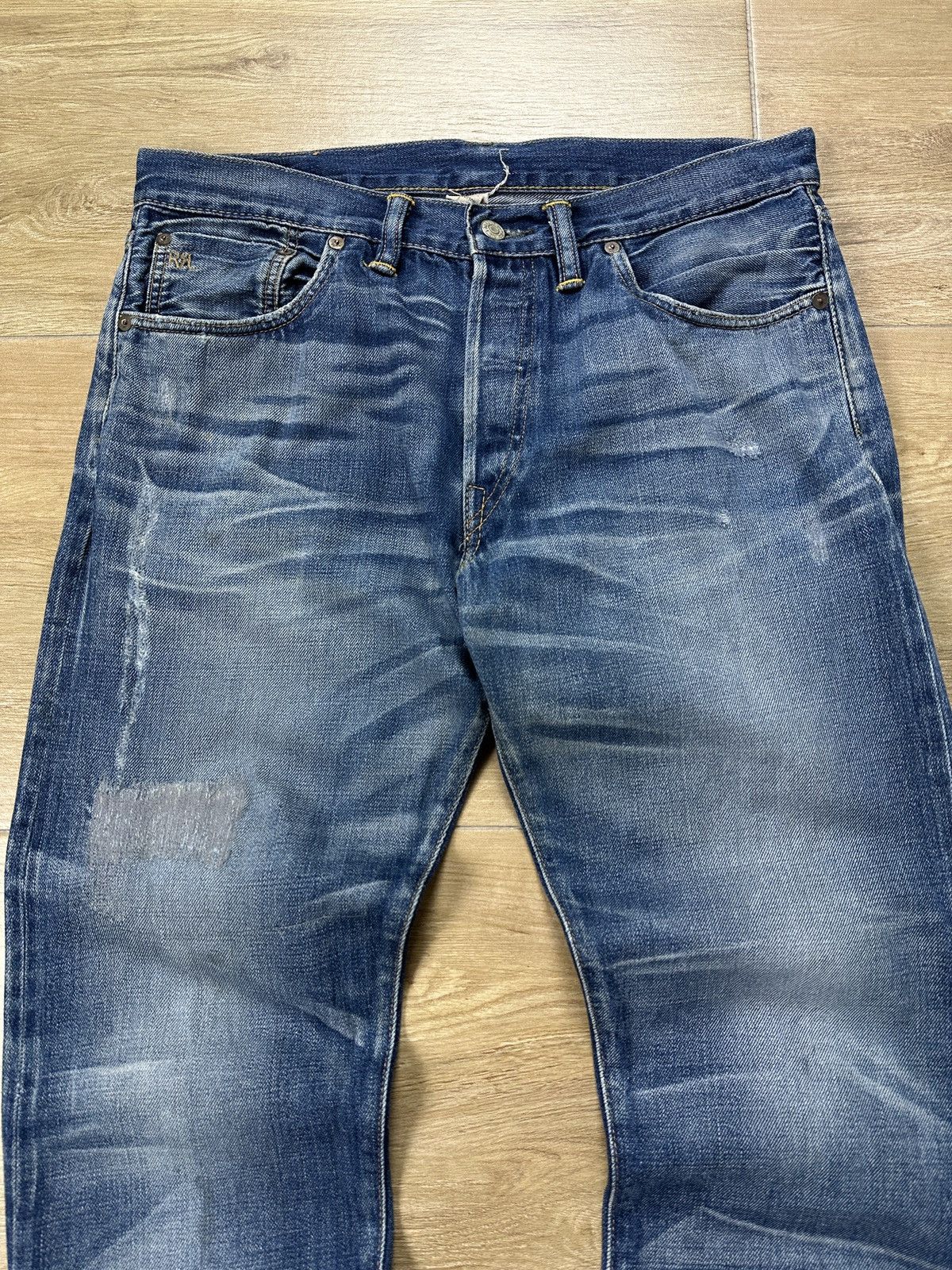 Polo Ralph Lauren × RRL Ralph Lauren × Ralph Lauren RRL Polo Ralph Lauren Boy Fit Women’s Selvedge Denim Jeans Size 29" - 2 Thumbnail