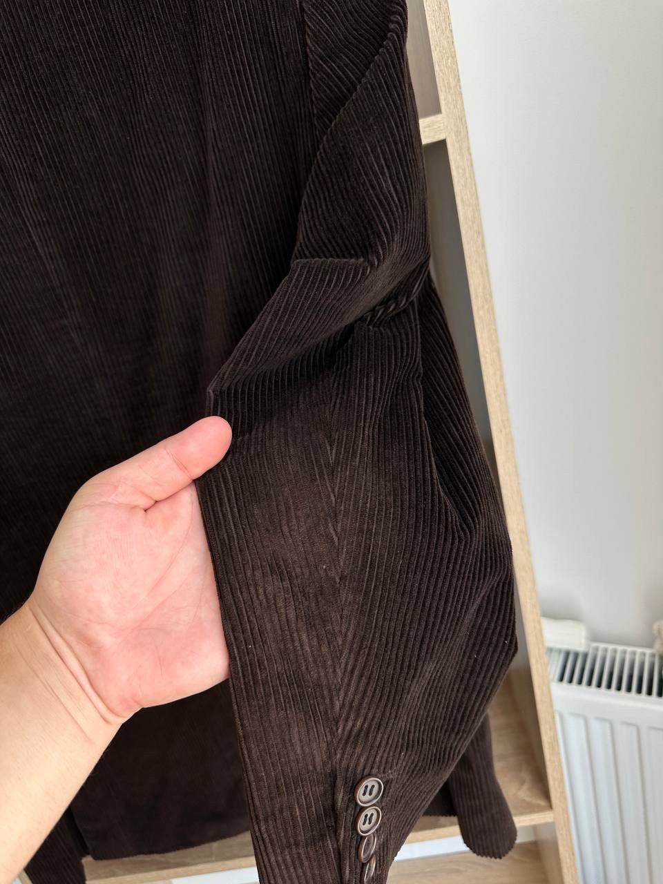 Canali × Vintage Vintage Men’s Brown Velvet Smoking Jacket Blazer Canali Size 50R - 24 Thumbnail