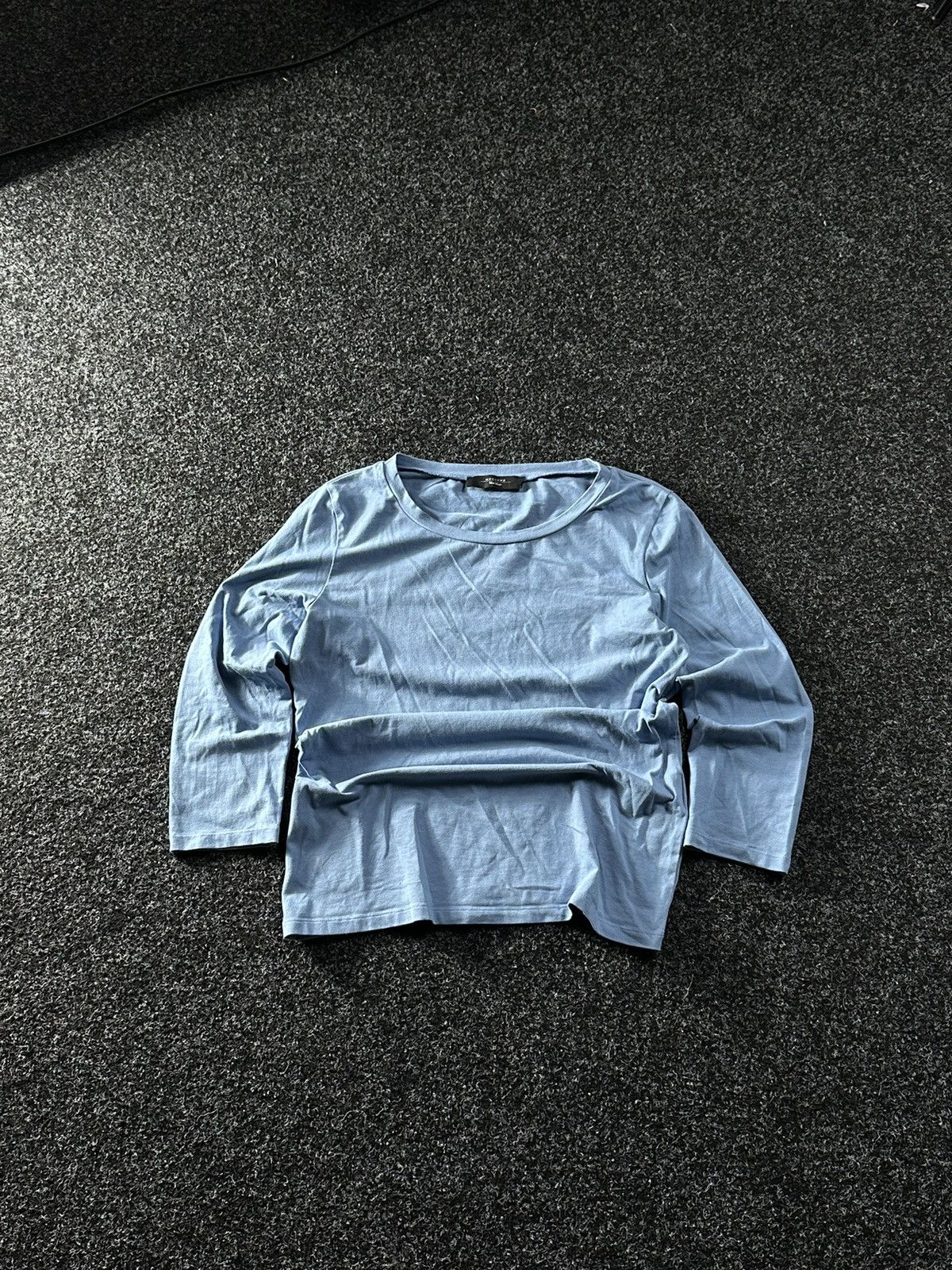 Max Mara × Weekend Max Mara 🚨Vintage RARE Max Mara weekend blank longsleeve tee sz M Size M / US 6-8 / IT 42-44 - 1 Thumbnail