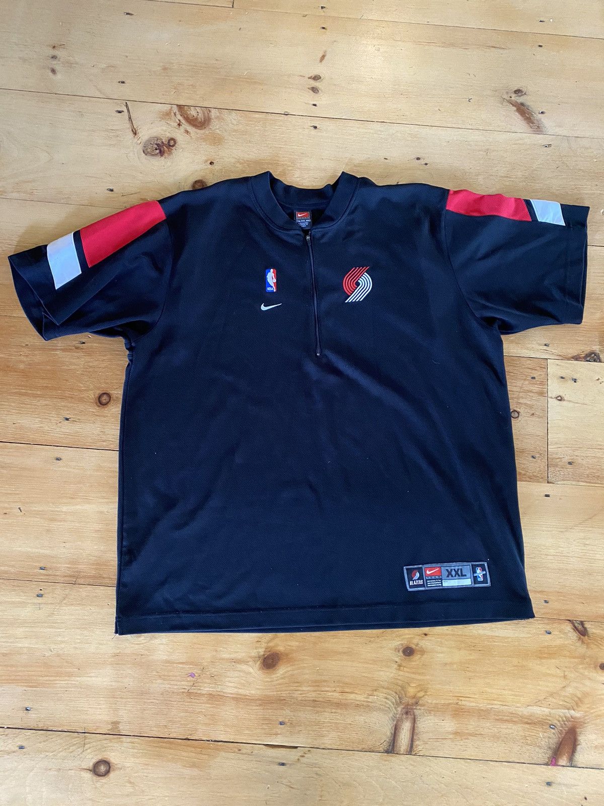 Nike Xxl Vintage Y2K Portland Trail Blazers warm up jersey Size US XXL / EU 58 / 5 - 1 Thumbnail