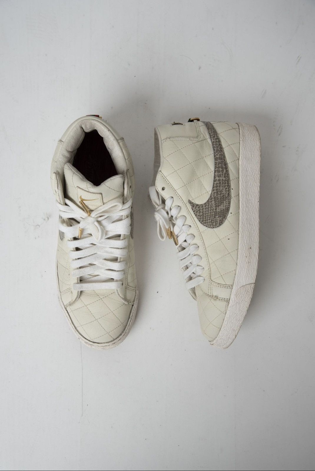 Nike × Supreme 2006 Supreme X Nike Blazers (White) Size US 11 / EU 44 - 1 Thumbnail