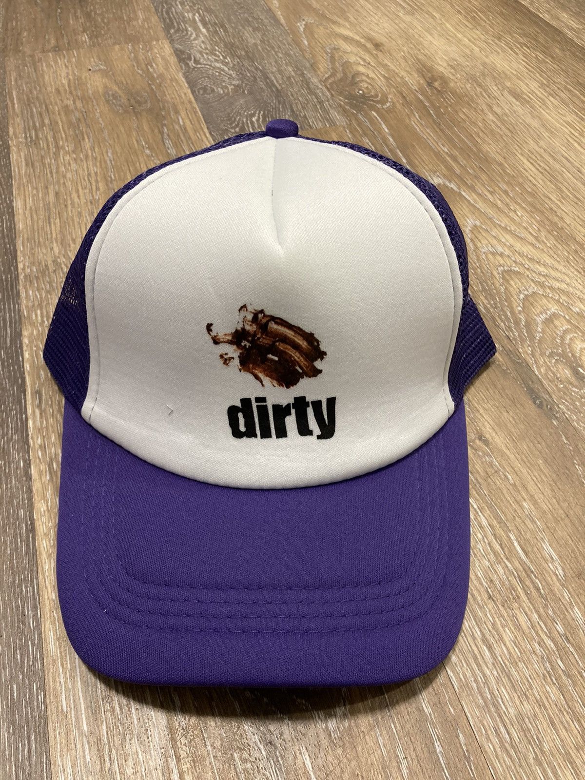 Vintage Men’s Dirty Trucker Hat Mesh Baseball Adjustable SnapBack Size ONE SIZE - 1 Preview