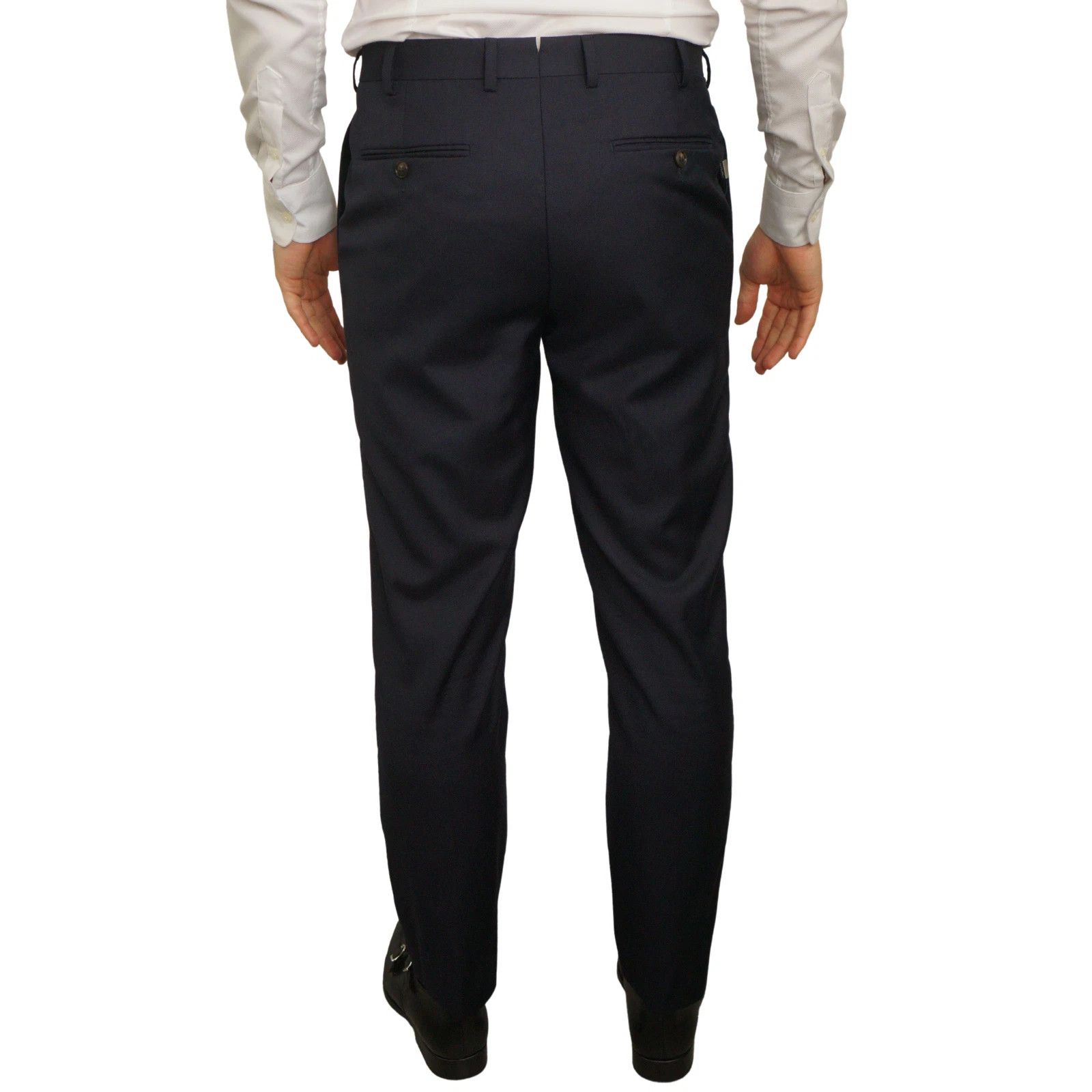 Suitsupply Men Suitsupply Suit Napoli Regular Fit Navy Reda Wool US38 Size 38R - 8 Thumbnail