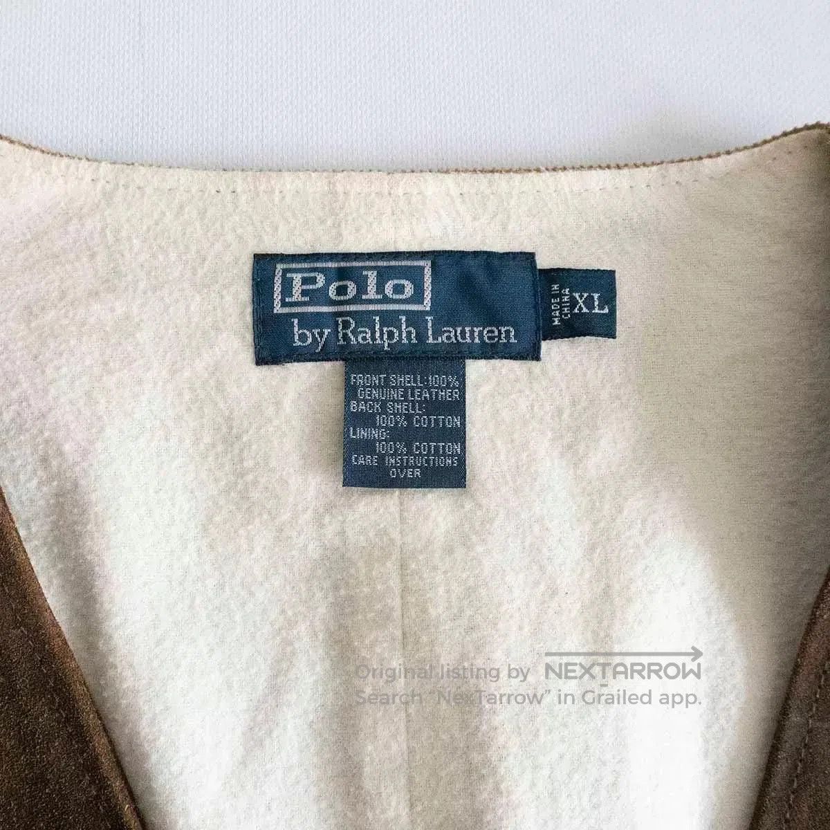 RRL Ralph Lauren Ralph Lauren Waxed Leather Vest XL. Size US XL / EU 56 / 4 - 5 Thumbnail