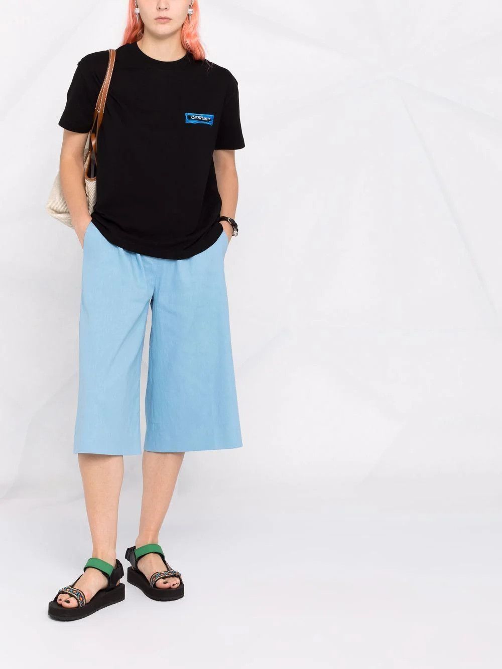 Off-White o1gr1nt0325 Painted Arrows Reg T-Shirt in Black Size XXS / US 00 / IT 34 - 4 Thumbnail