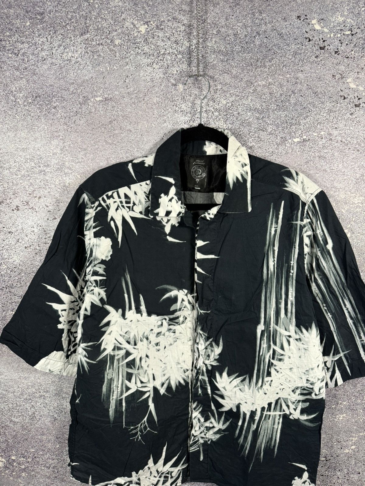 Diesel × Vintage Vintage Diesel Hawaiian Shirt Floral Print y2k Large Size US L / EU 52-54 / 3 - 3 Thumbnail