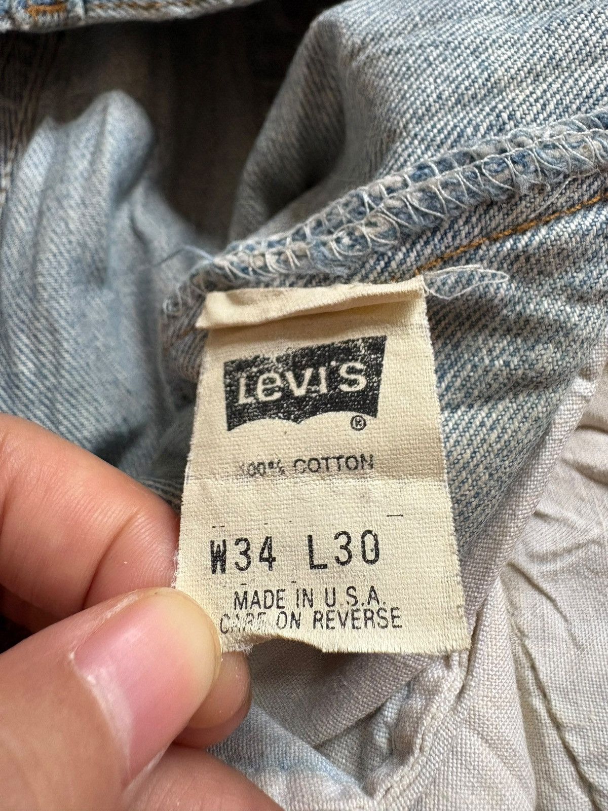 Levi's SALES🔥Vintage 90s Levis 501 Distressed Ripped Loose Jeans Size US 32 / EU 48 - 9 Thumbnail