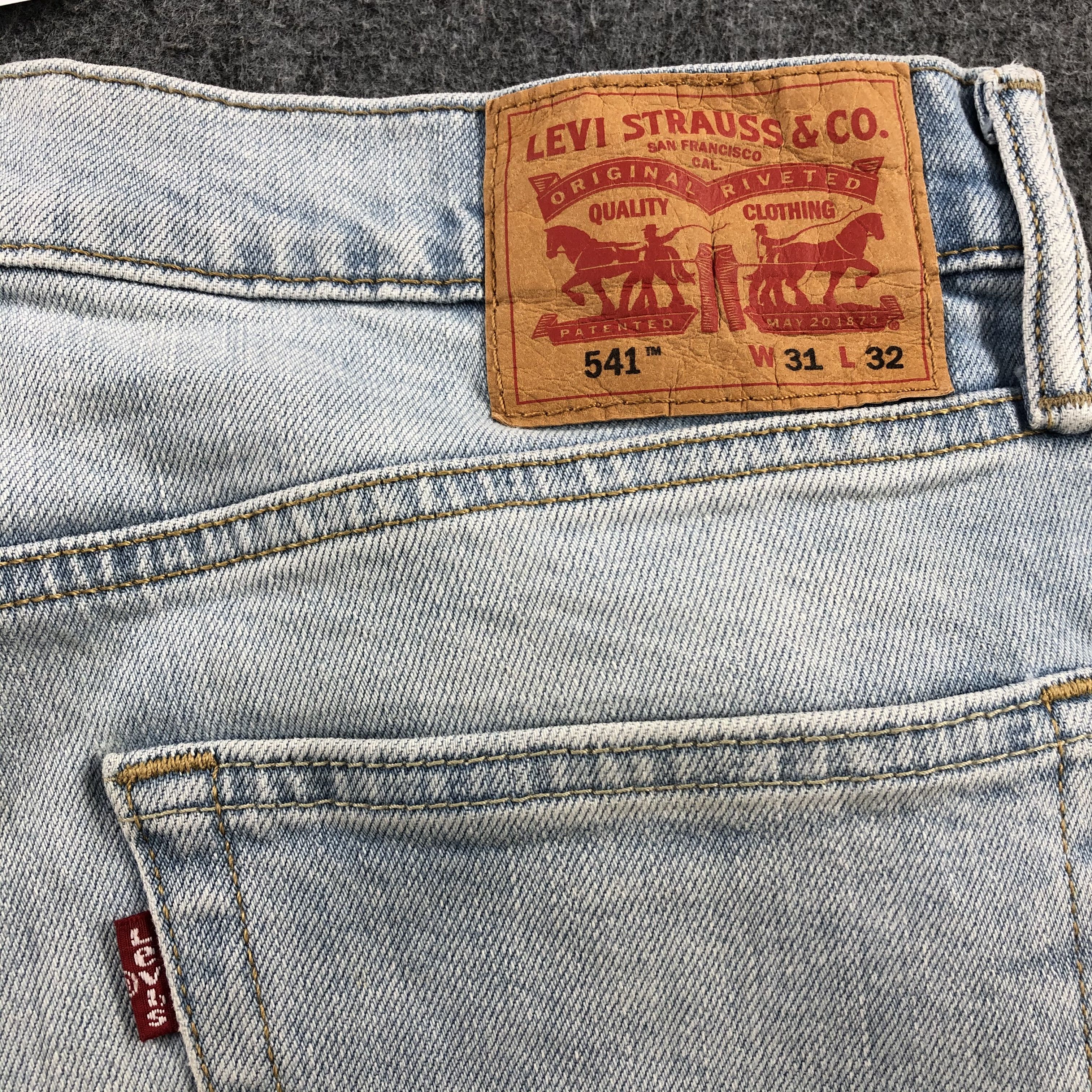 Levi's × Vintage Vintage Light Wash Levis 541 Jeans-JM1439 Size US 33 - 5 Thumbnail