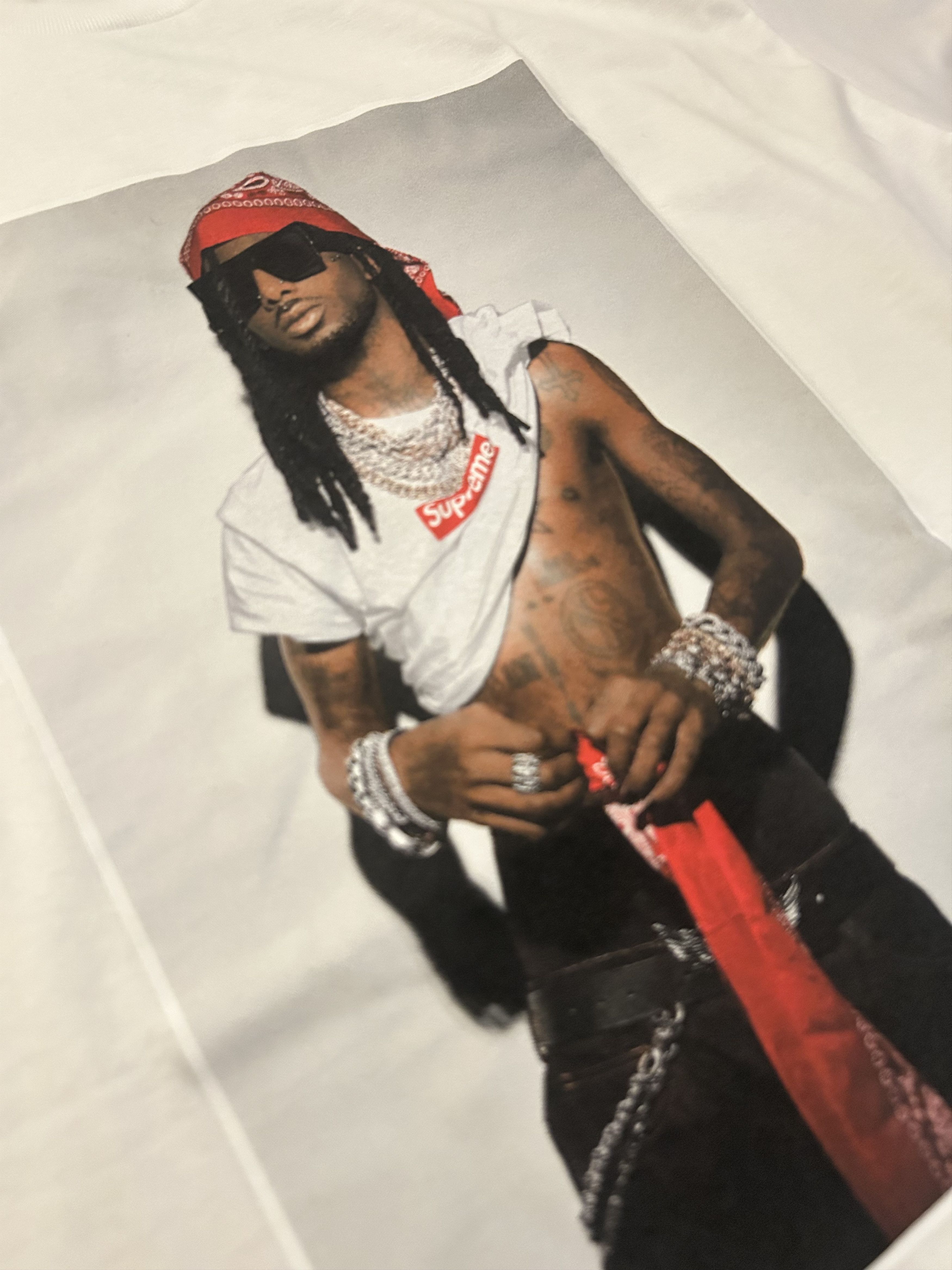 Supreme Playboy Carti Picture Tee Size US M / EU 48-50 / 2 - 2 Thumbnail