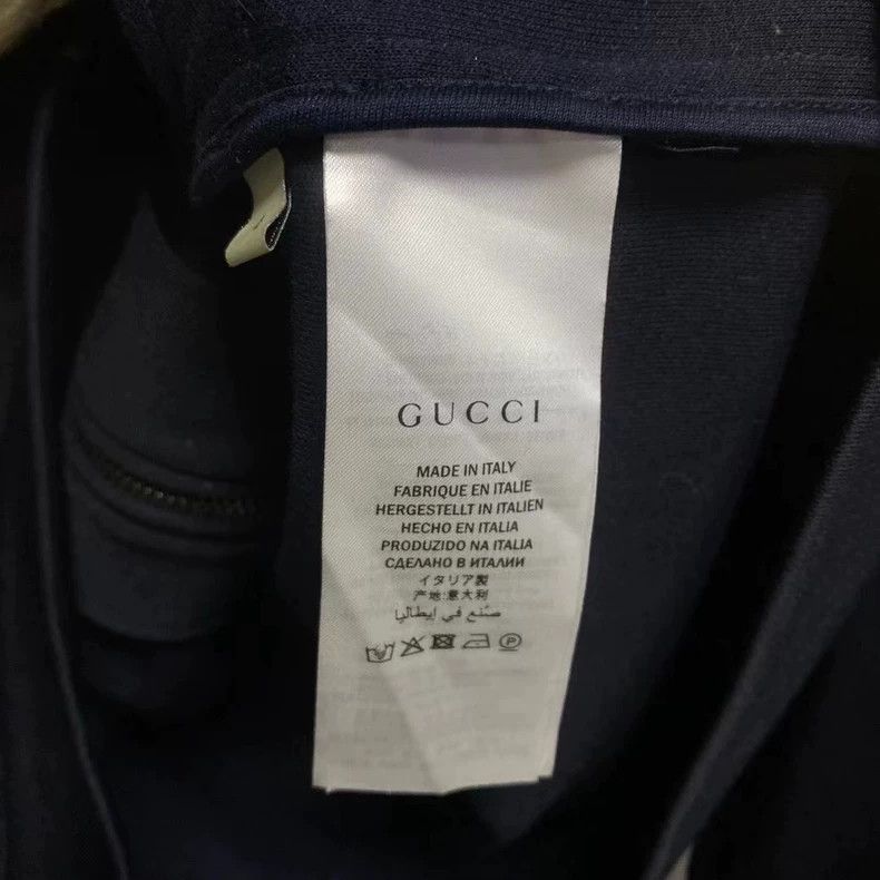 Gucci Gucci The latest black side knitted pattern logo school uni Size US L / EU 52-54 / 3 - 5 Thumbnail
