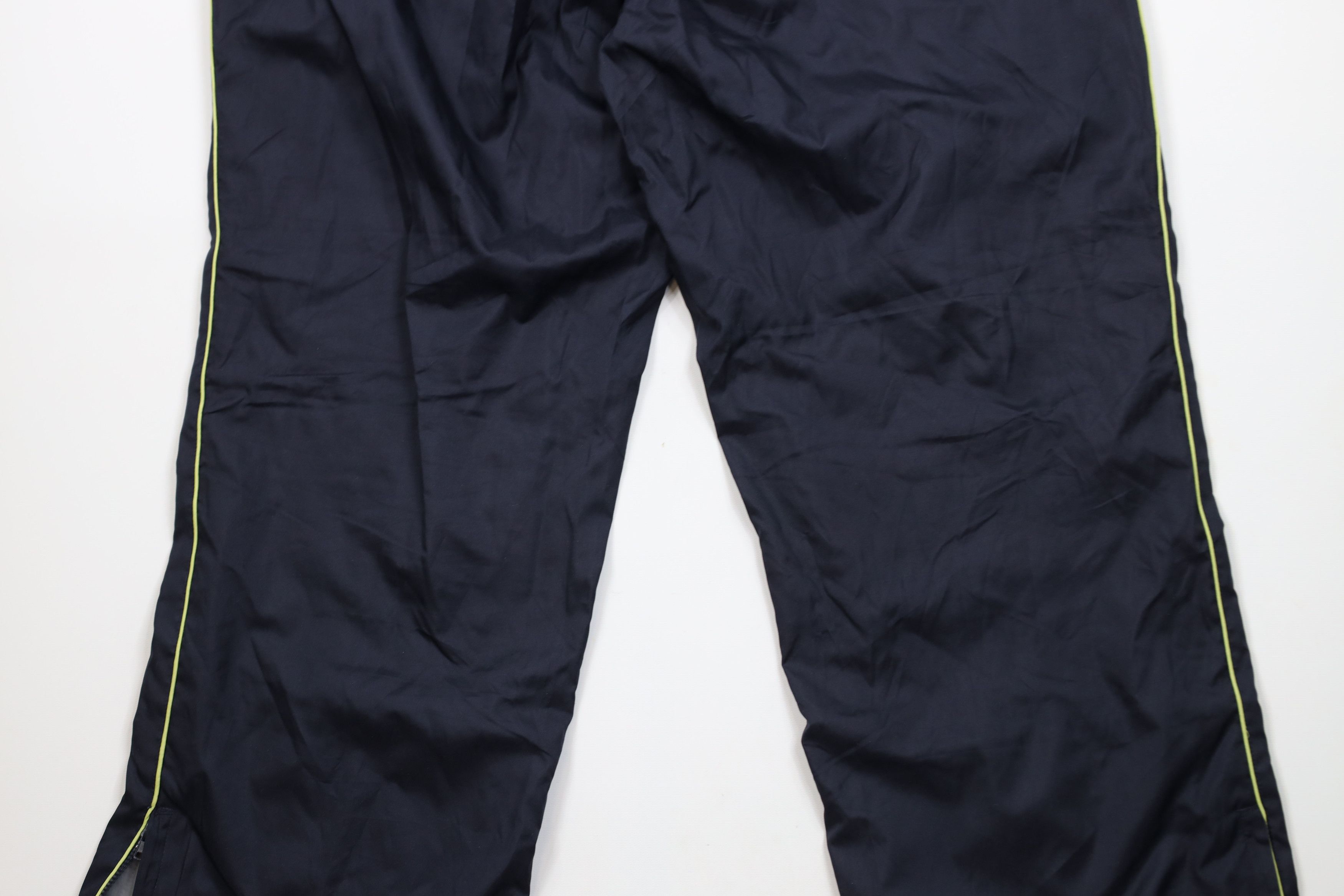 Vintage Vintage 90s Y2K Streetwear Wide Leg Windbreaker Pants Blue Size US 38 / EU 54 - 11 Thumbnail