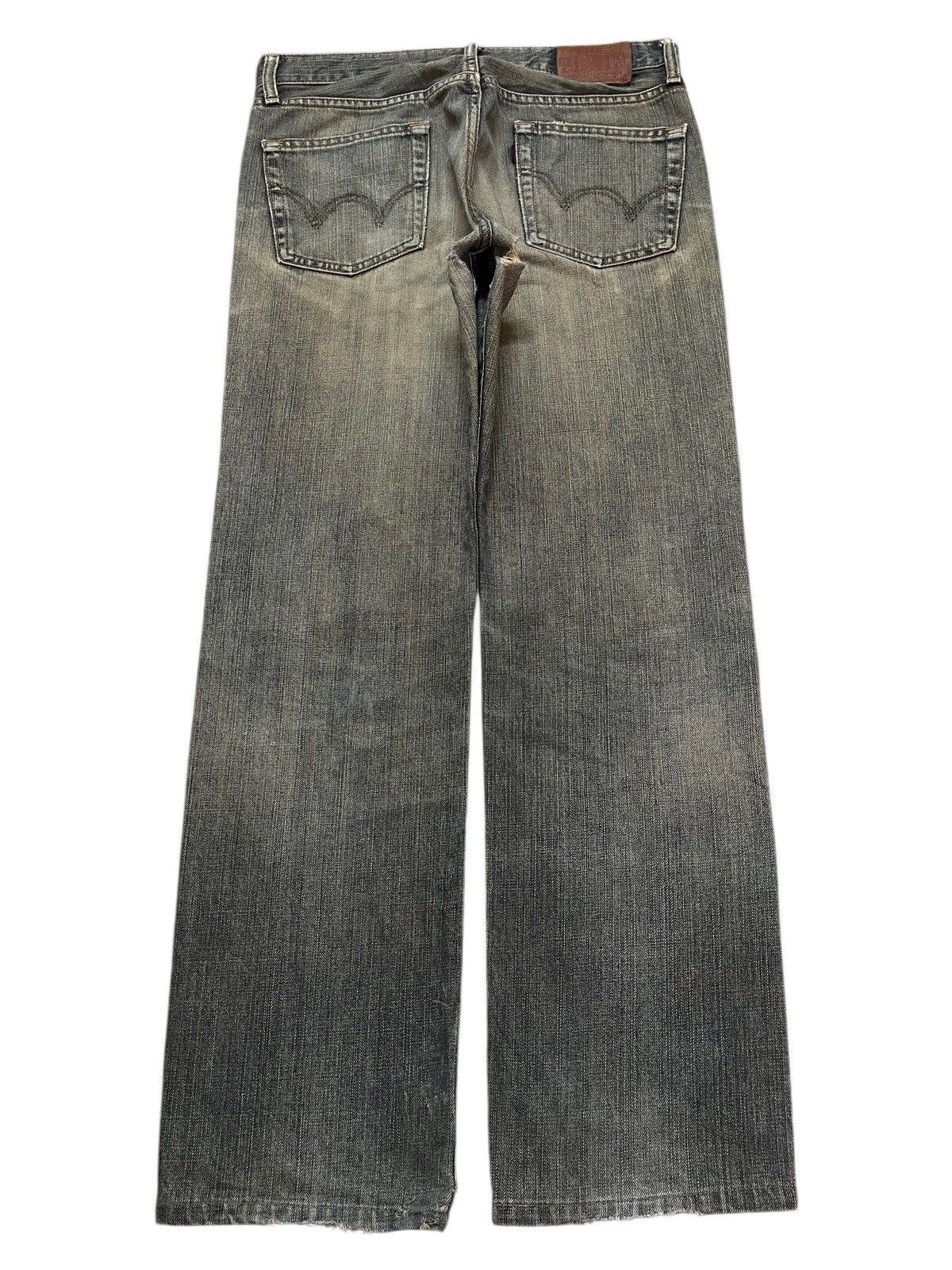 Edwin Vintage Edwin 503z Mud Wash Faded Style Whiskers Loose Jeans Size US 30 / EU 46 - 2 Thumbnail