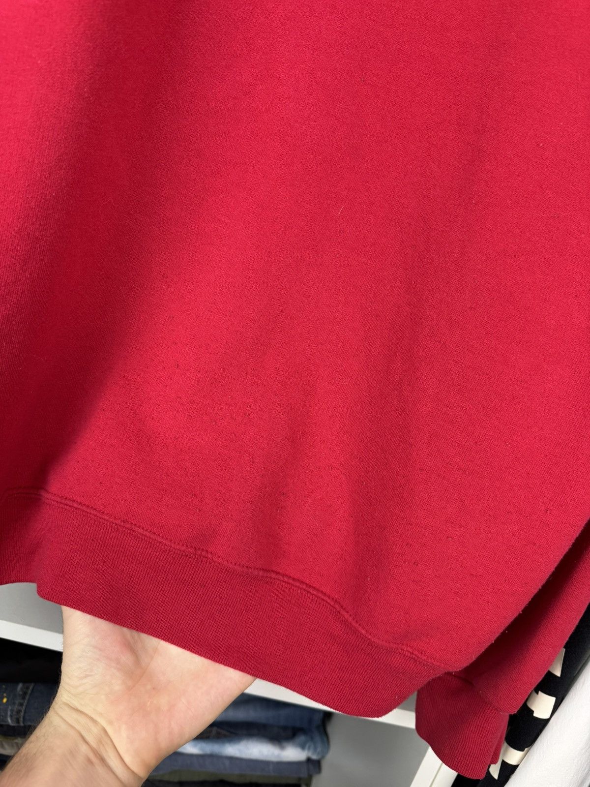 Hanes Hanes Red Blank Hoodie Size US XL / EU 56 / 4 - 20 Thumbnail